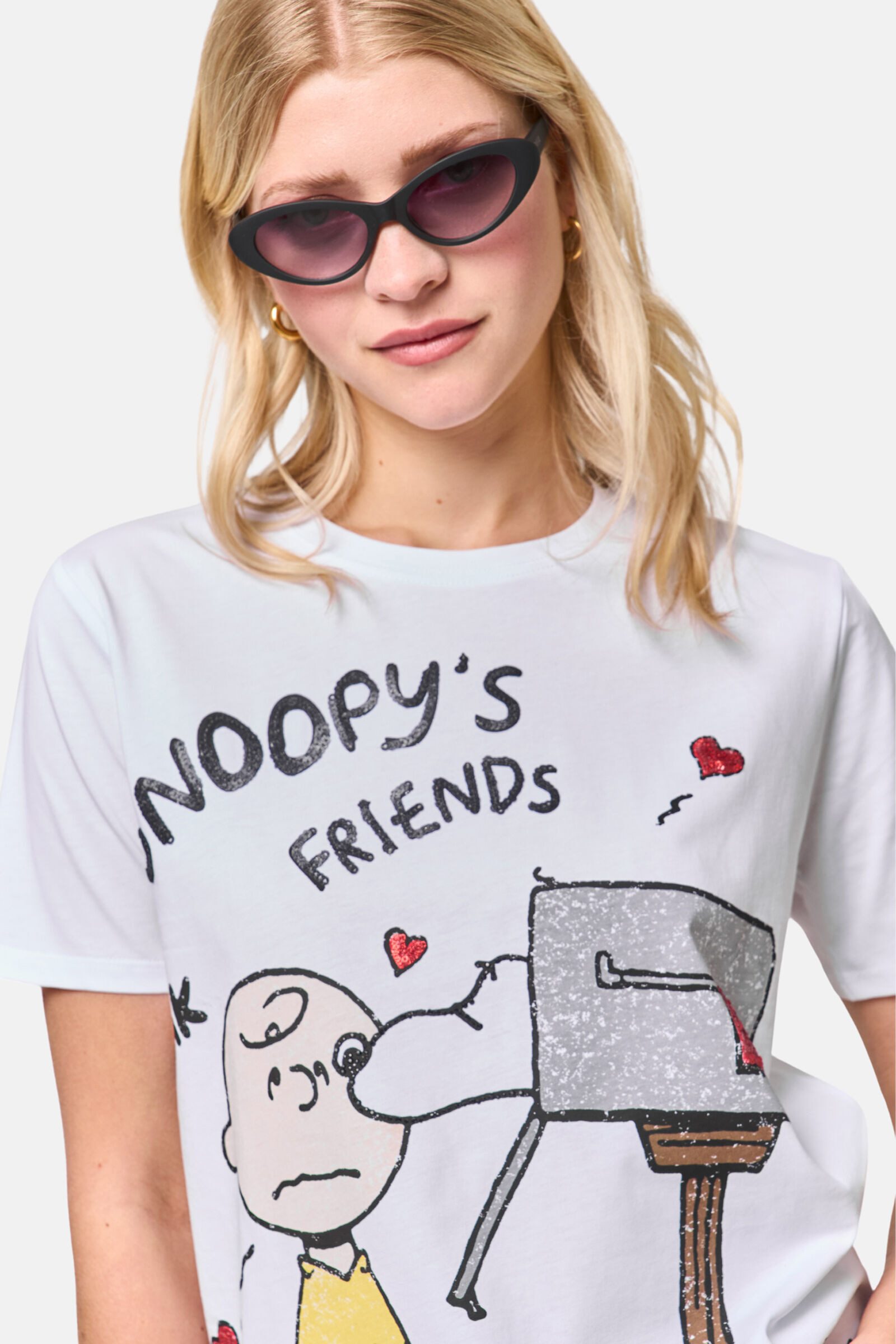 Princess goes Hollywood Print-Shirt (1-tlg) mit Snoopy und Charlie Brown Print