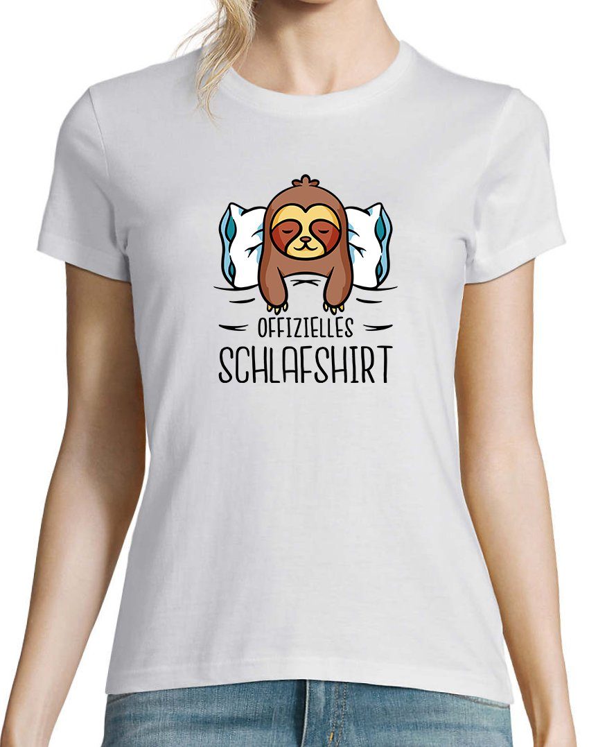 Youth Designz T-Shirt Offizielles Schlafshirt Faultier Damen Shirt mit modi günstig online kaufen