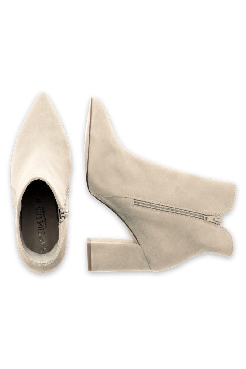 XAVER LUIS Schuhmanufaktur Trachten Stiefeletten - VERO - Samtziege corda Stiefelette