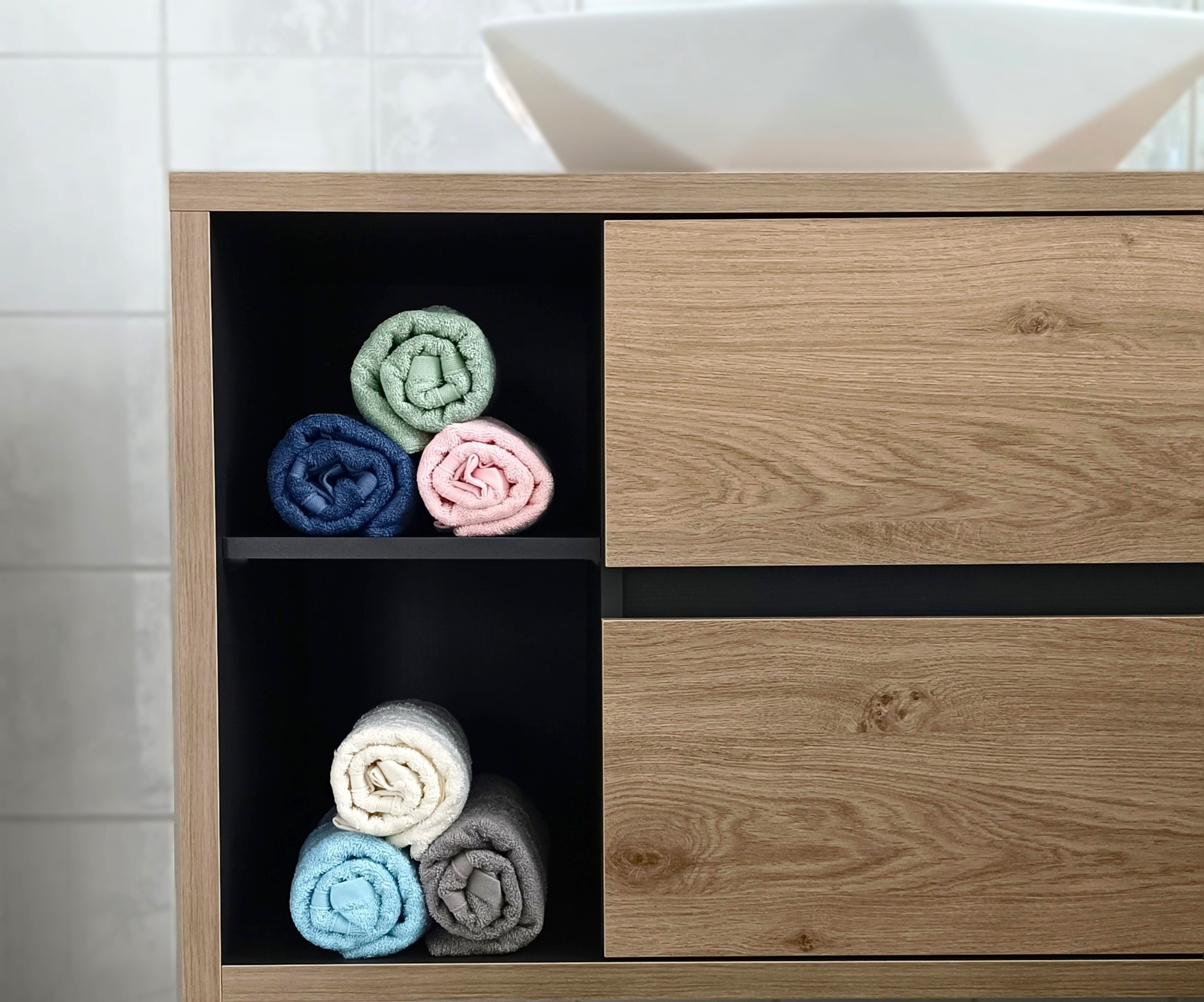 One Home Duschtücher Komfort, Frottee (2-St), extra Saugfähig und Weich