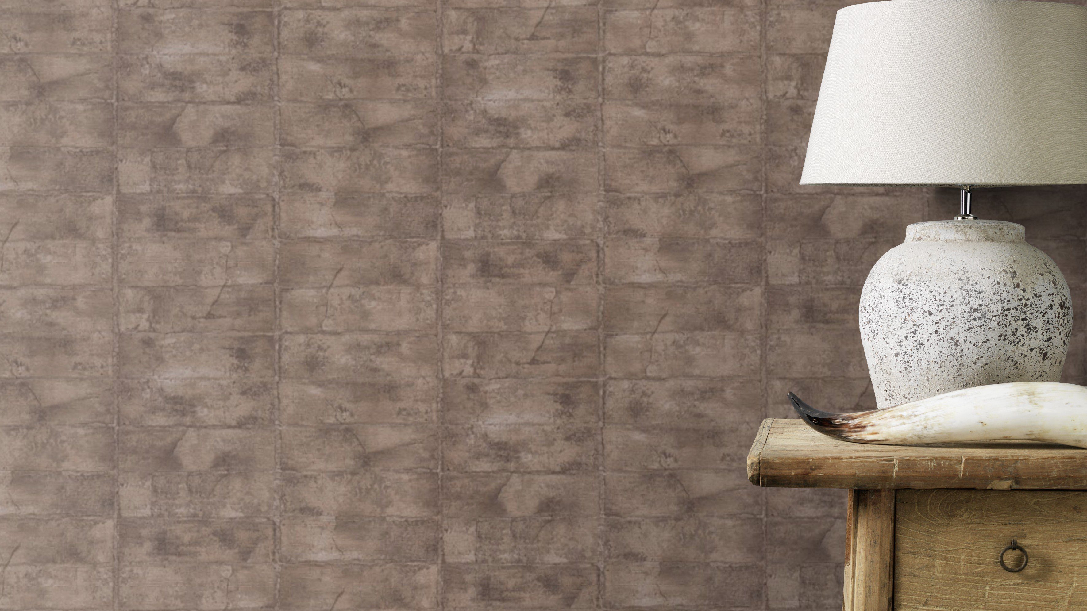 Rasch Vliestapete Concrete, strukturiert, 3D-Optik