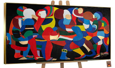 YS-Art Gemälde Tänze der Farben und Formen, Abstraktion
