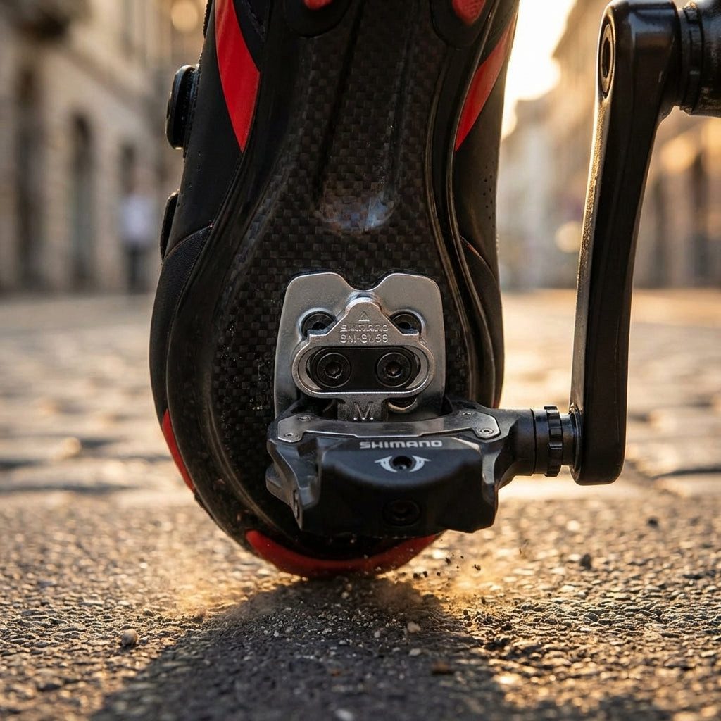 Shimano Klickpedale SHIMANO Schuhplatten SM-SH56 SPD mit Gegenplatte - leichtes, sicheres