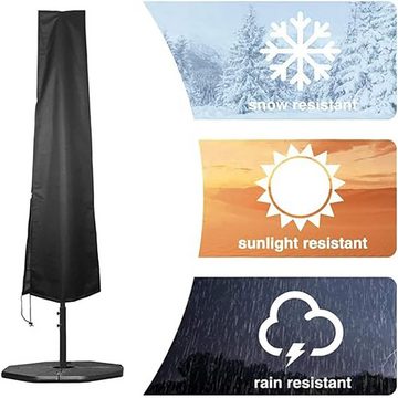 Mrichbez Sonnenschirm-Schutzhülle Sonnenschirmbezug, gerader Schirm, wasserdicht, (1-St), winddicht, UV-beständig