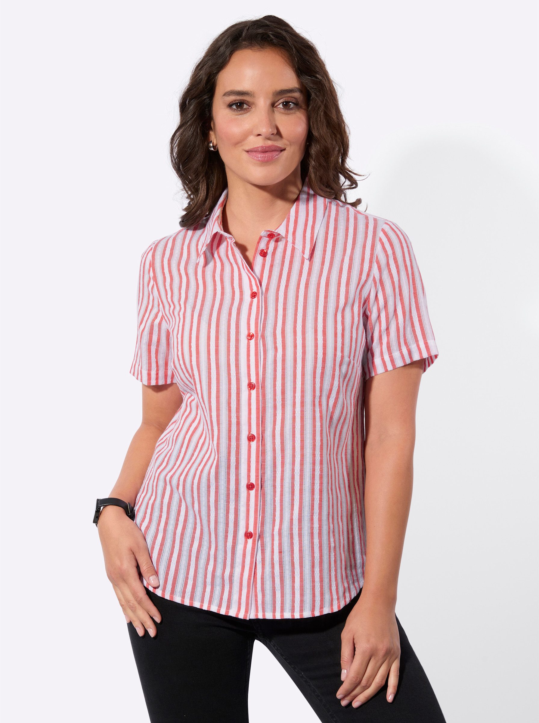 Witt Klassische Bluse Gestreifte Bluse günstig online kaufen