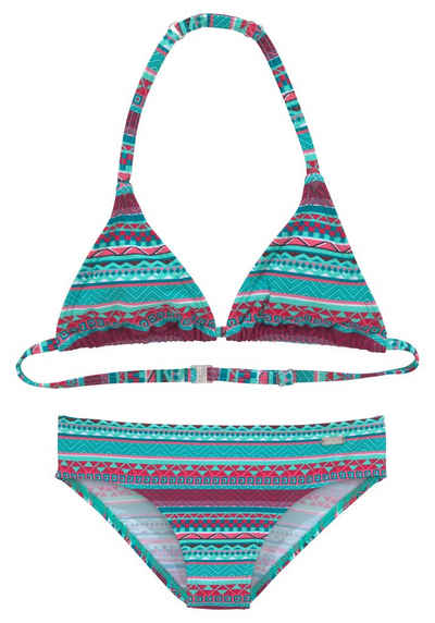 Buffalo Triangel-Bikini Lux Kids mit abstraktem Druck