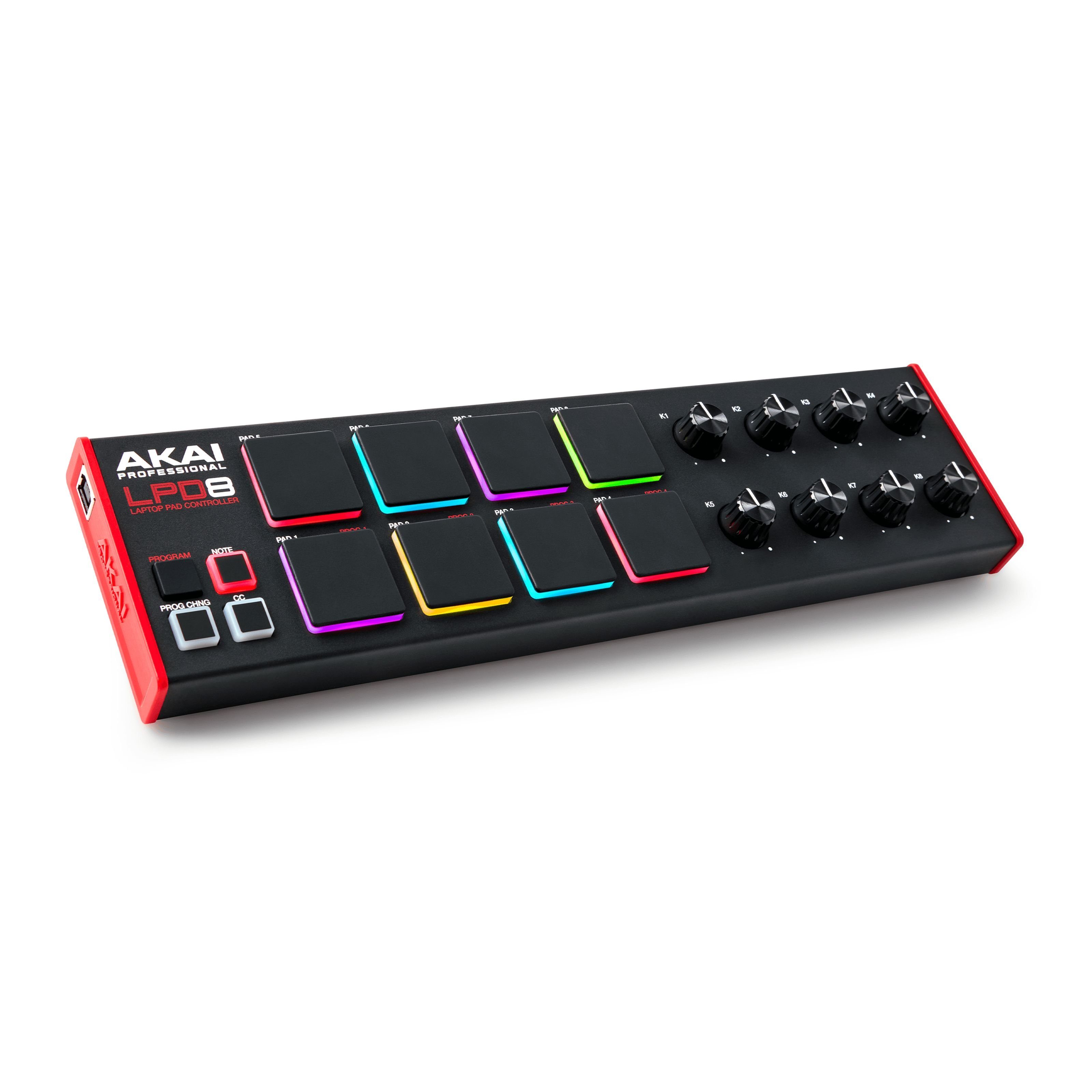 Akai Mischpult, LPD 8 MKII MIDI Pad Controller - DAW Controller