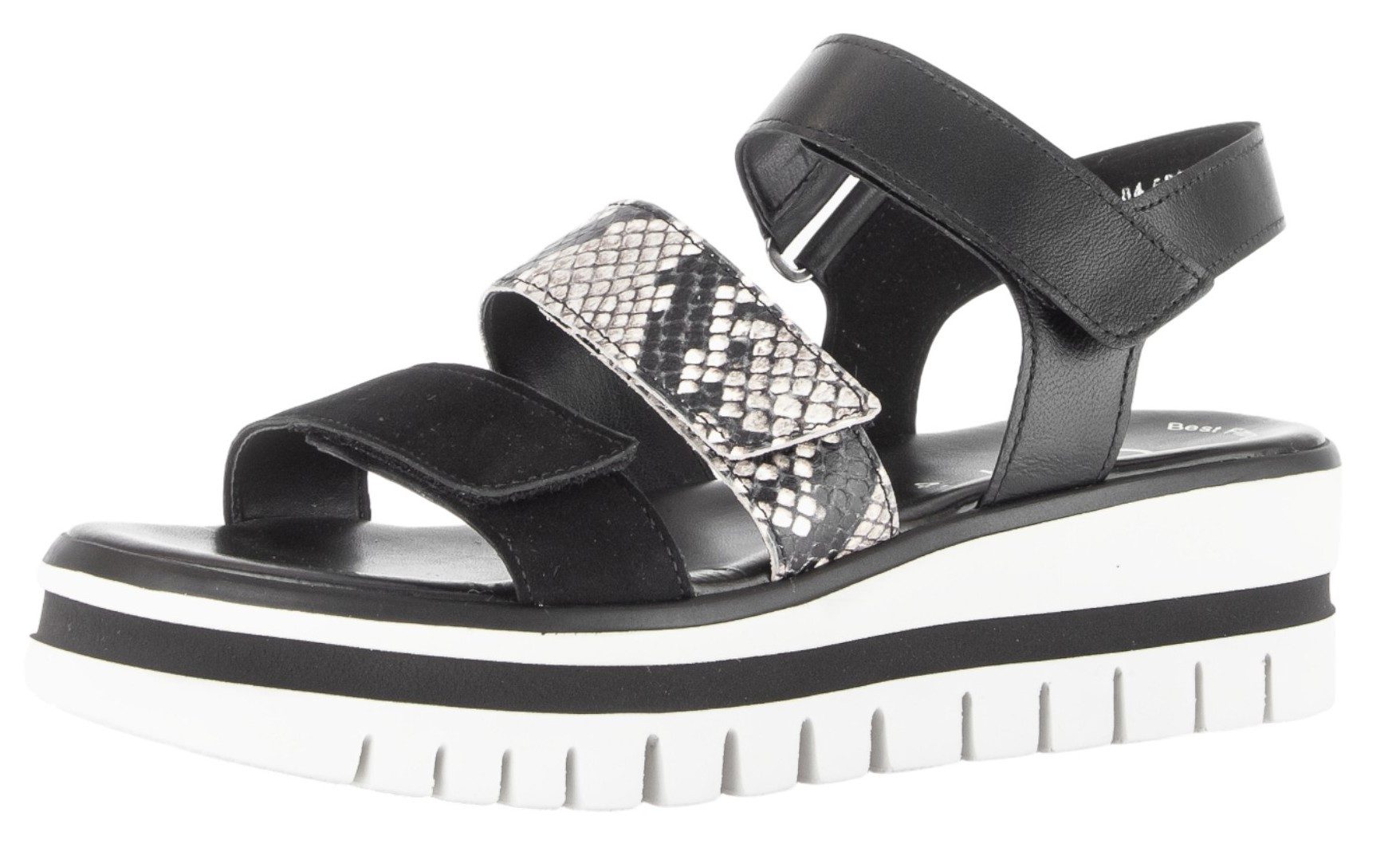 Gabor 84.620 37 Python Schwarz Sandale