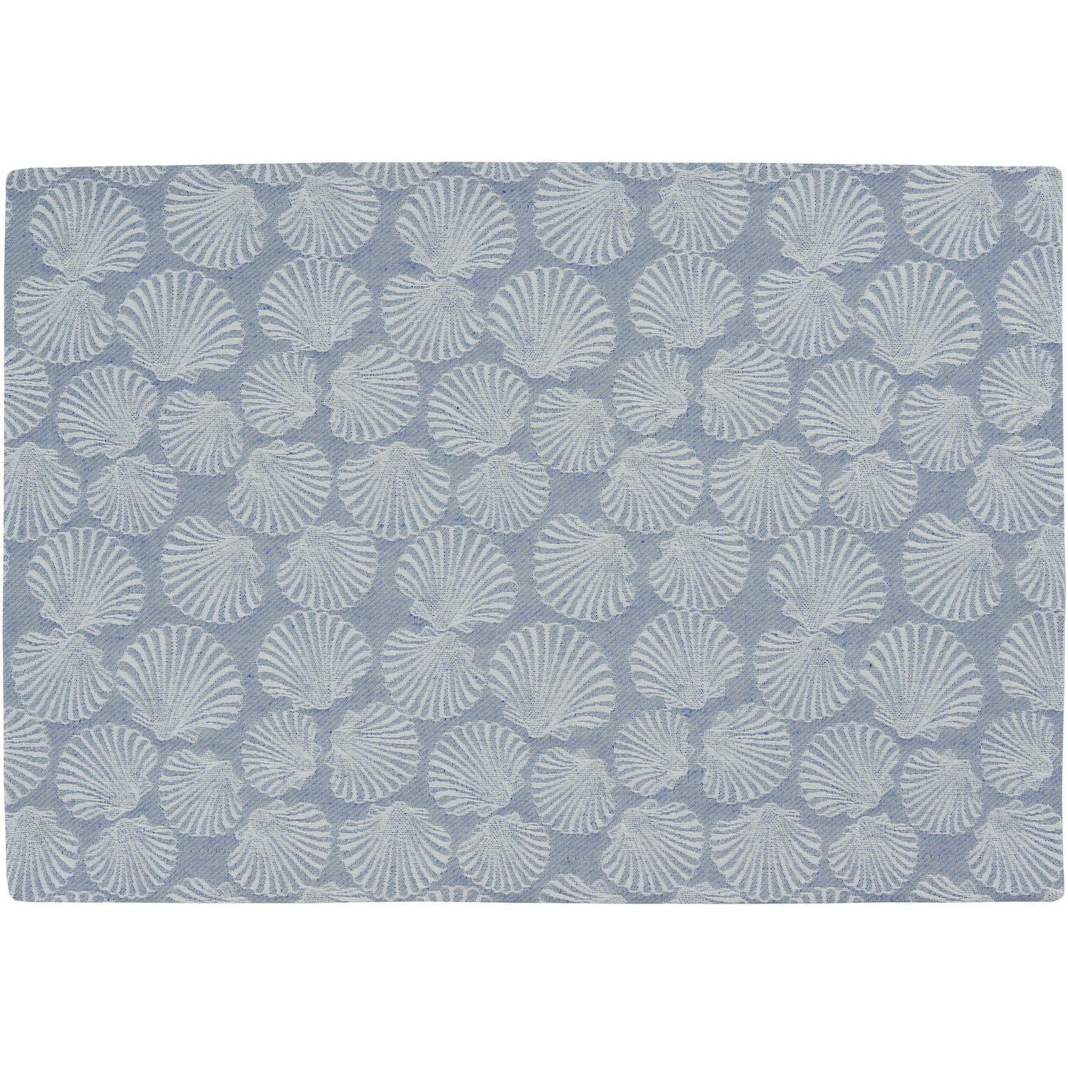 Platzset Sander 2 Tischsets SHELLS von Sander Muscheln blau