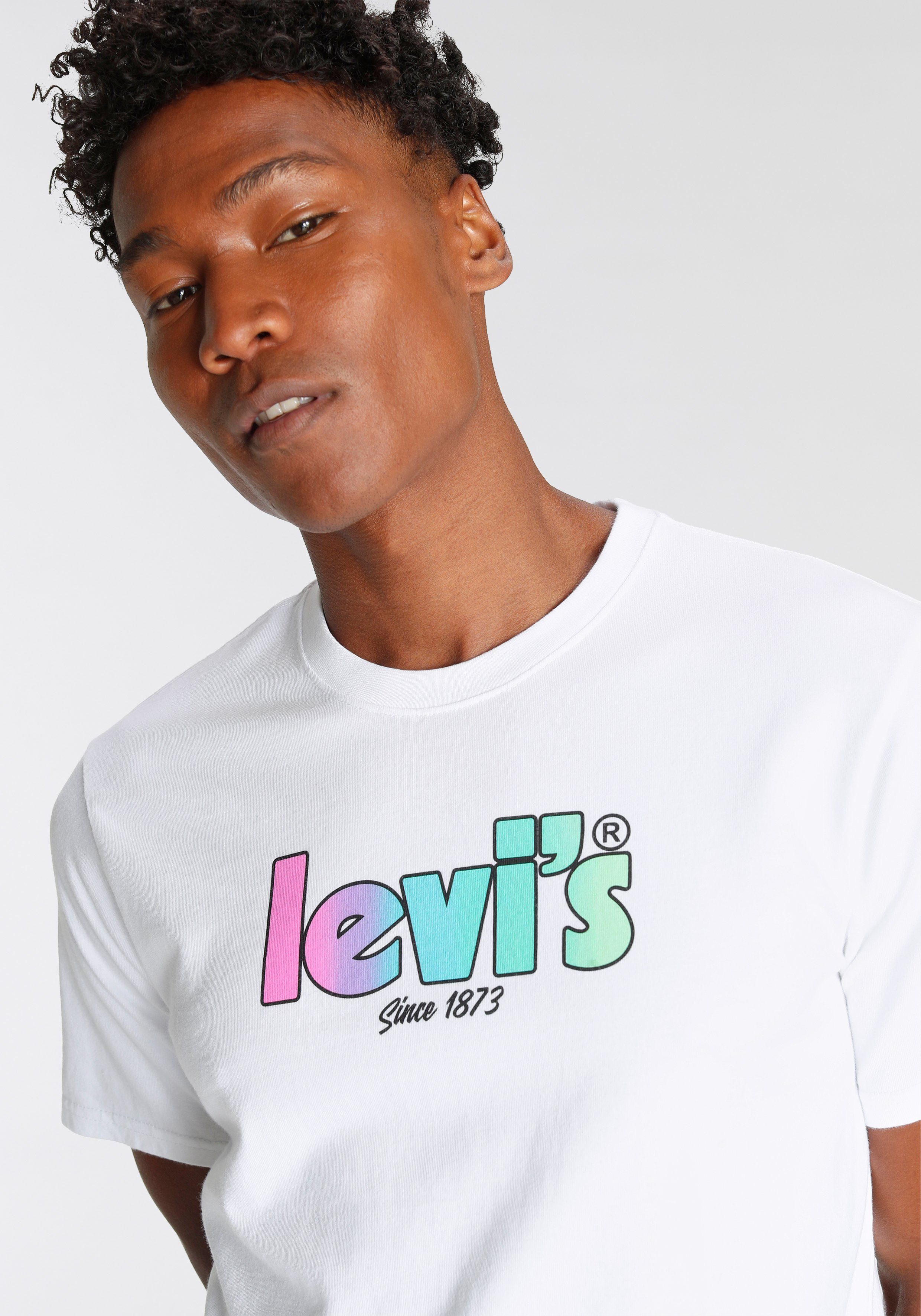 mit GRADIENT RELAXED Logodruck W Levi's® T-Shirt LE SS VW TEE FIT