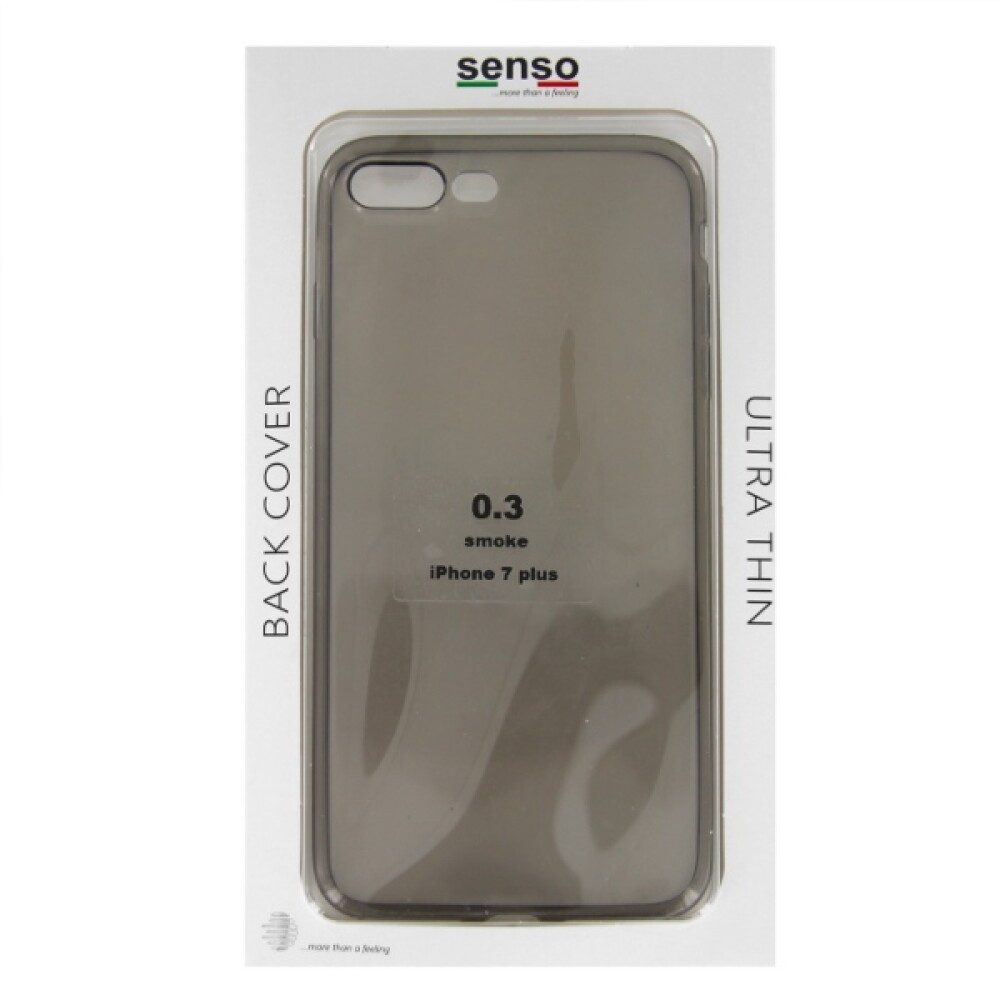 Handytasche Original TPU Handyhülle für Apple iPhone 7 Plus Smoke SE03IP7PS (Bumper)