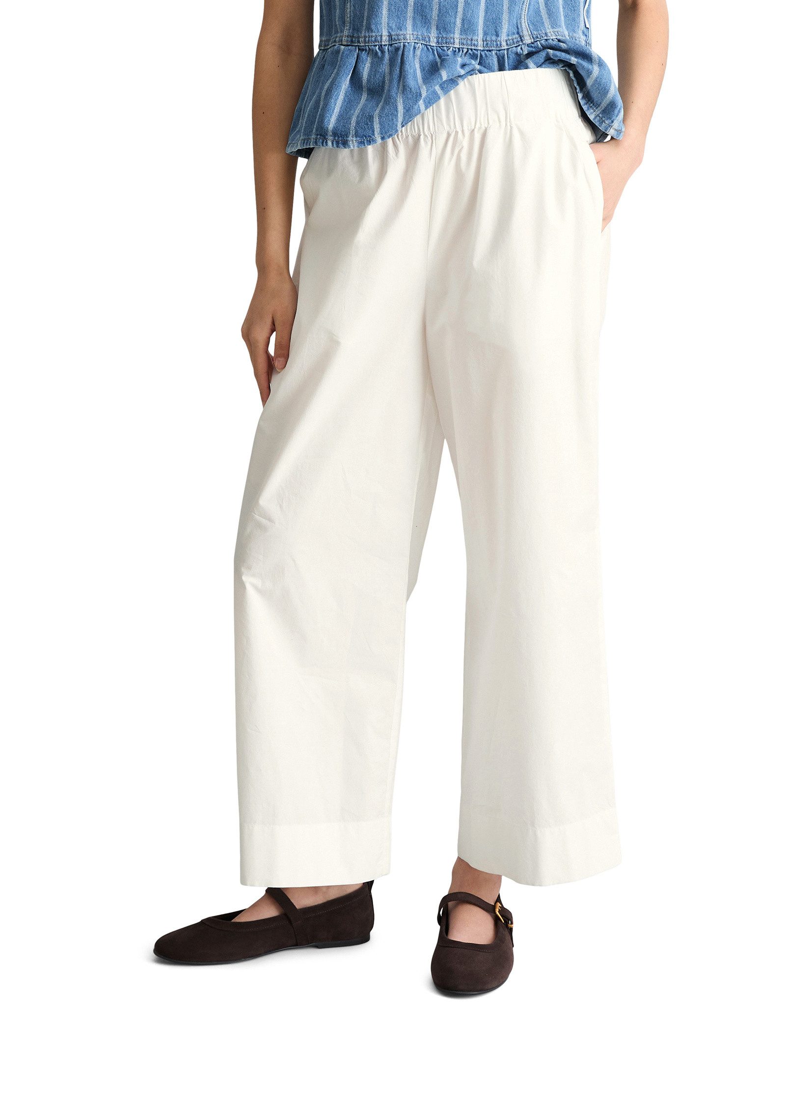 Marc O'Polo DENIM Chinohose aus Papertouch-Popeline