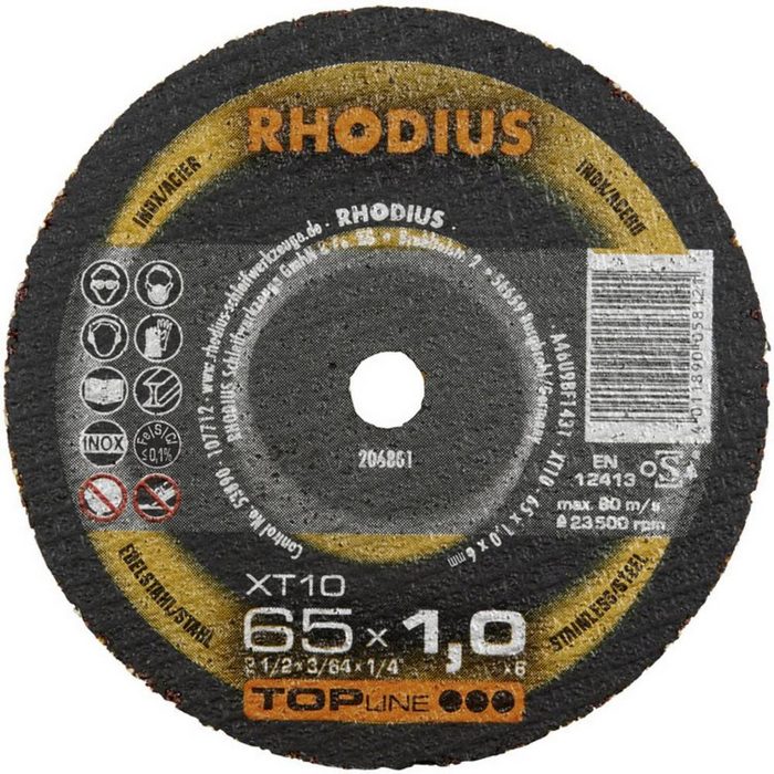 Rhodius Trennscheibe Trennscheibe 75 x 1.0 x 10.0 mm