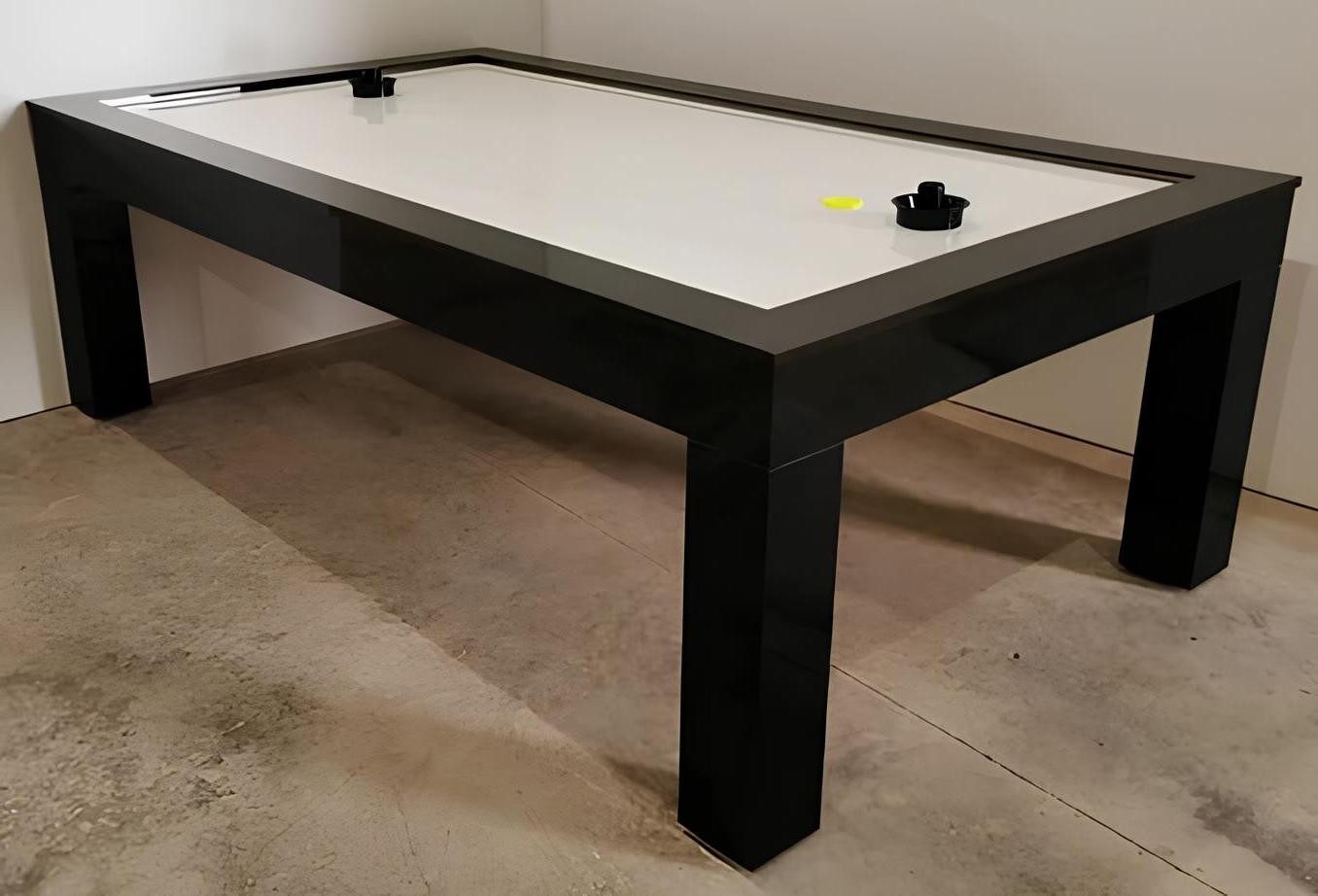 Xlmoebel Air-Hockeytisch Airhockey Tisch mit hochwertiger Luft-Hockey-Technologie, Hergestellt in Europa