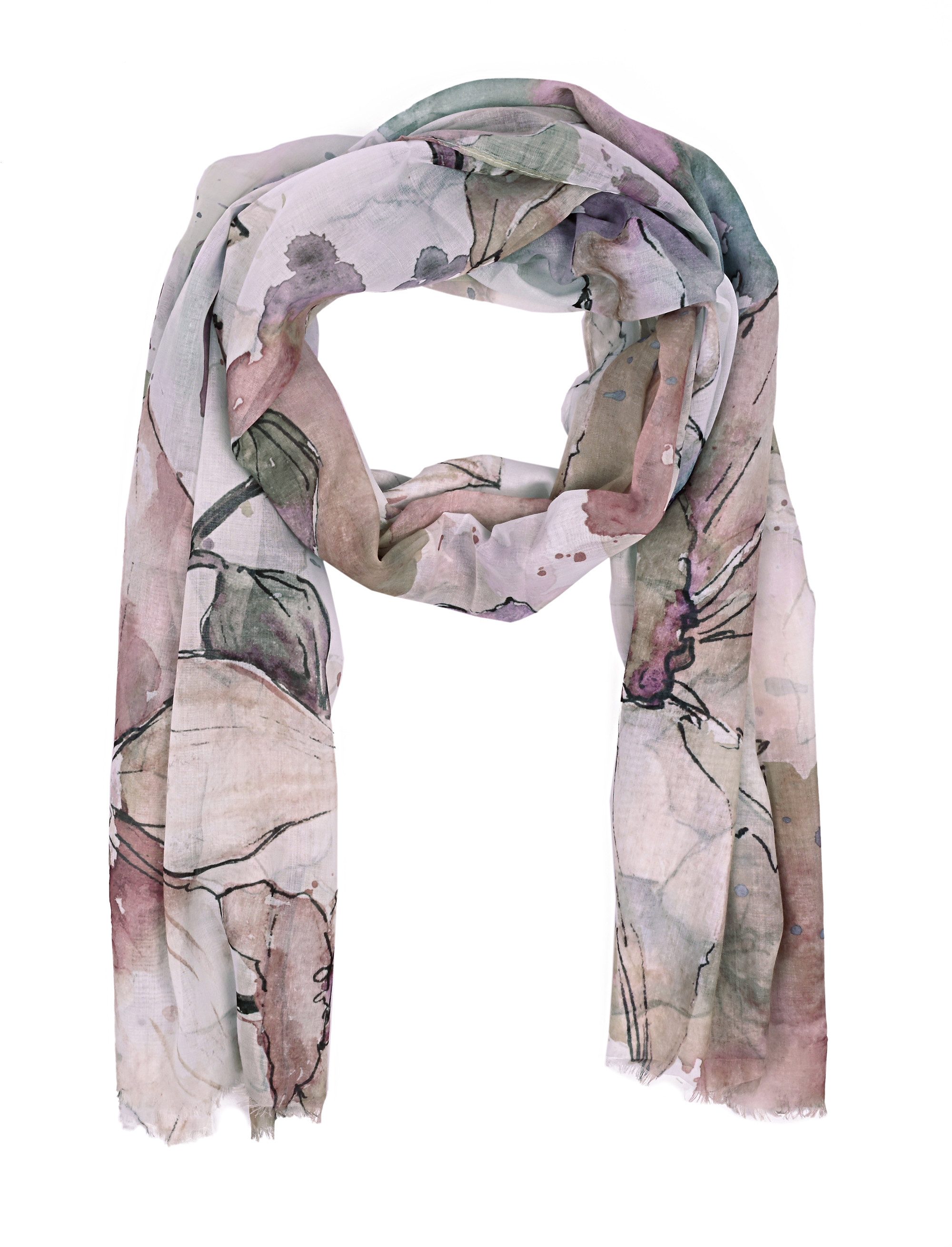 Modeschal Eleganter Sommer Damenschal Truda