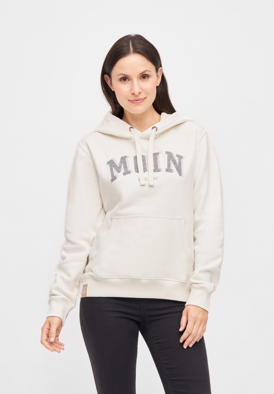 Derbe Hoodie Hoodie MoinMoin mit großer Stickung günstig online kaufen