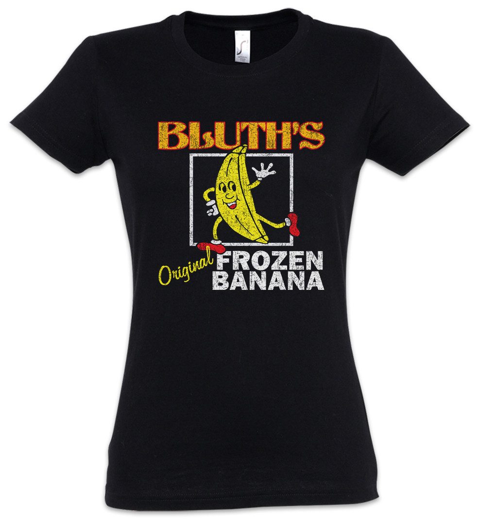 Urban Backwoods Print-Shirt Bluth's Original Frozen Banana II Damen T-Shirt Banane Banana Logo (1-tlg) Arrested Symbol Development Kult