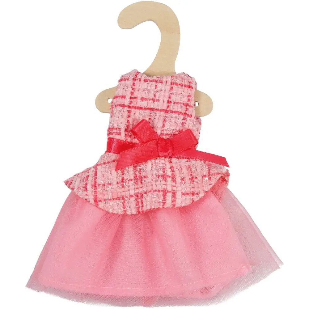 Heless Puppenkleidung Time2Shine Bouclé Minikleid ''Gala'' mit Tüllrock für Modepuppen der G
