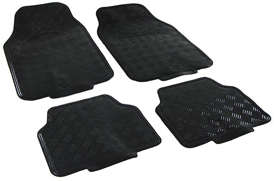 Premium Gummi Fußmatten Set 4-teilig Schwarz passend für BMW X5