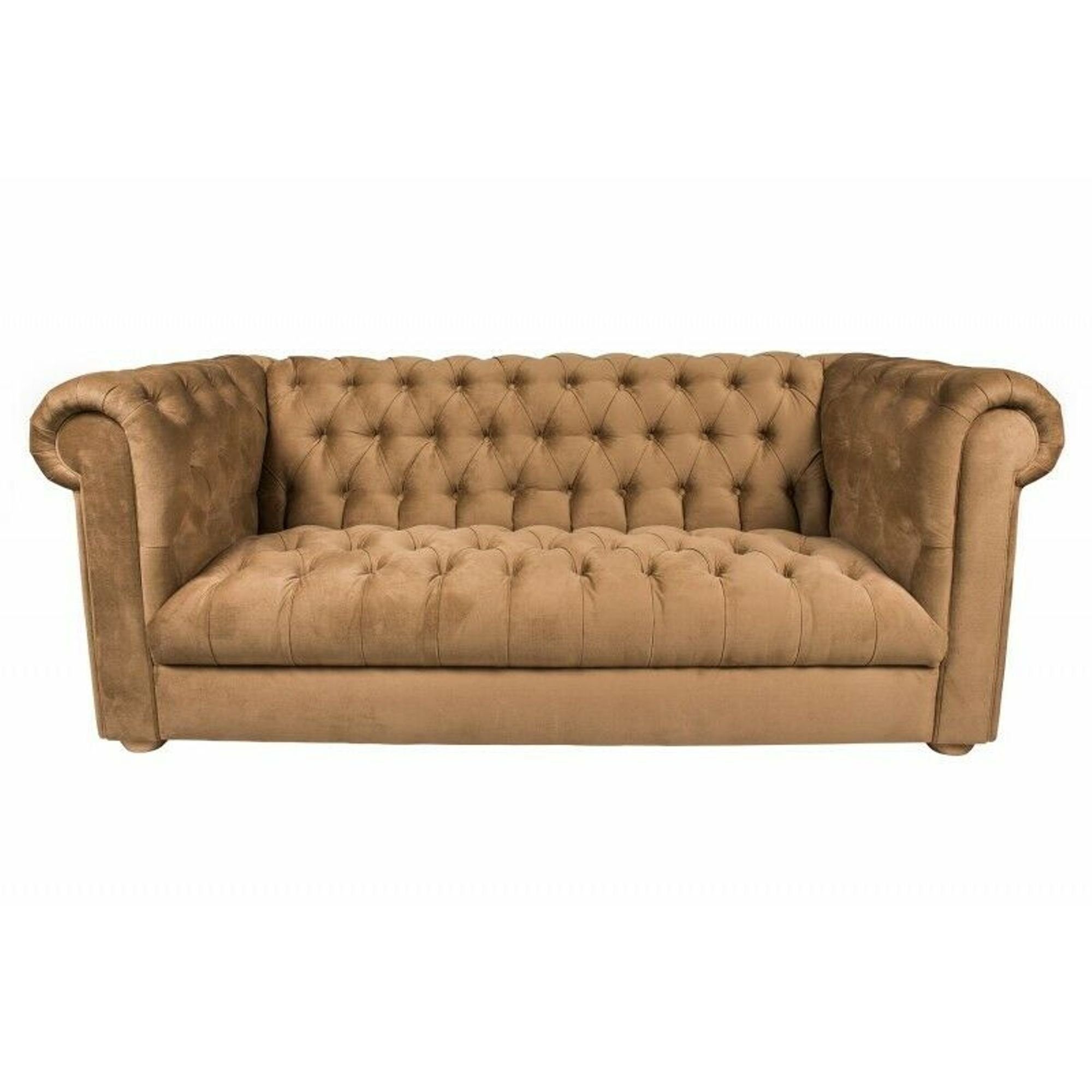 Neu, in Made beiger Sofa JVmoebel Europe Stilvoller Design Leder Sofas Dreisitzer Chesterfield