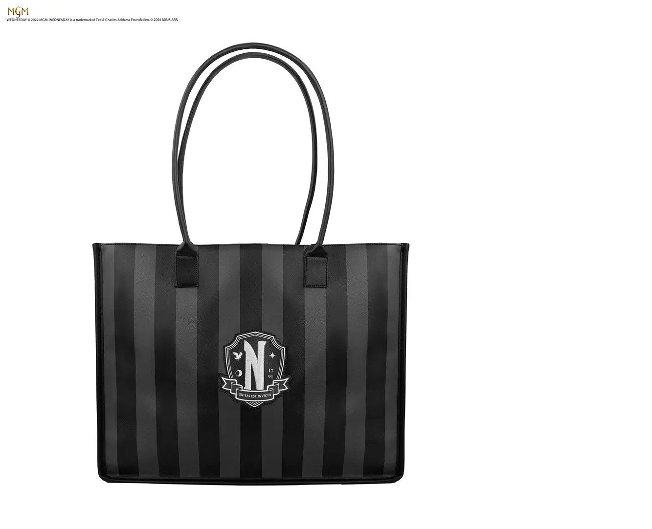 Cinereplicas Handtasche Tasche Shopping bag Nevermore Academy black - Wednesday (1-tlg)