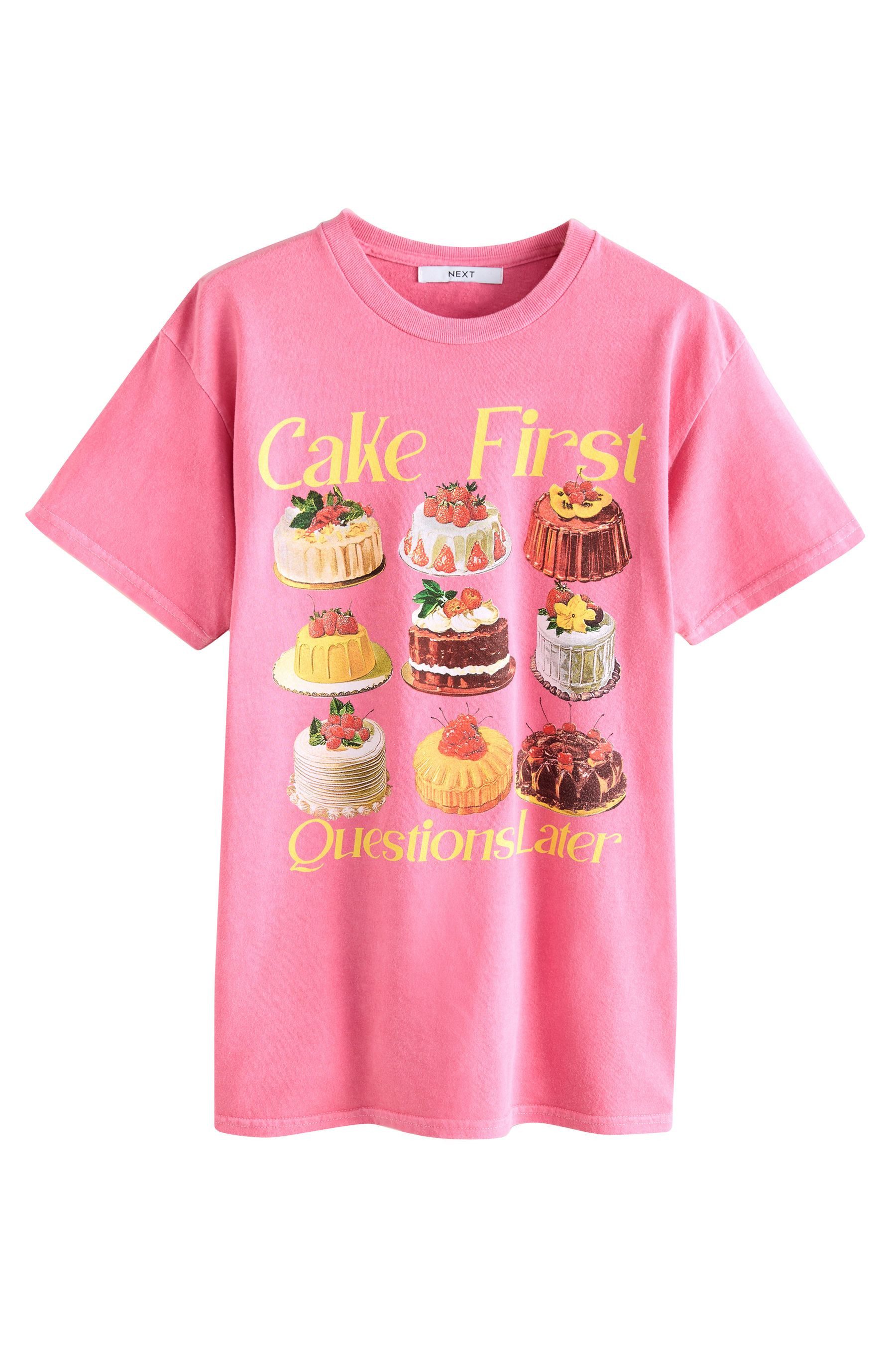 Next T-Shirt Oversized Fit T-Shirt mit günstig online kaufen