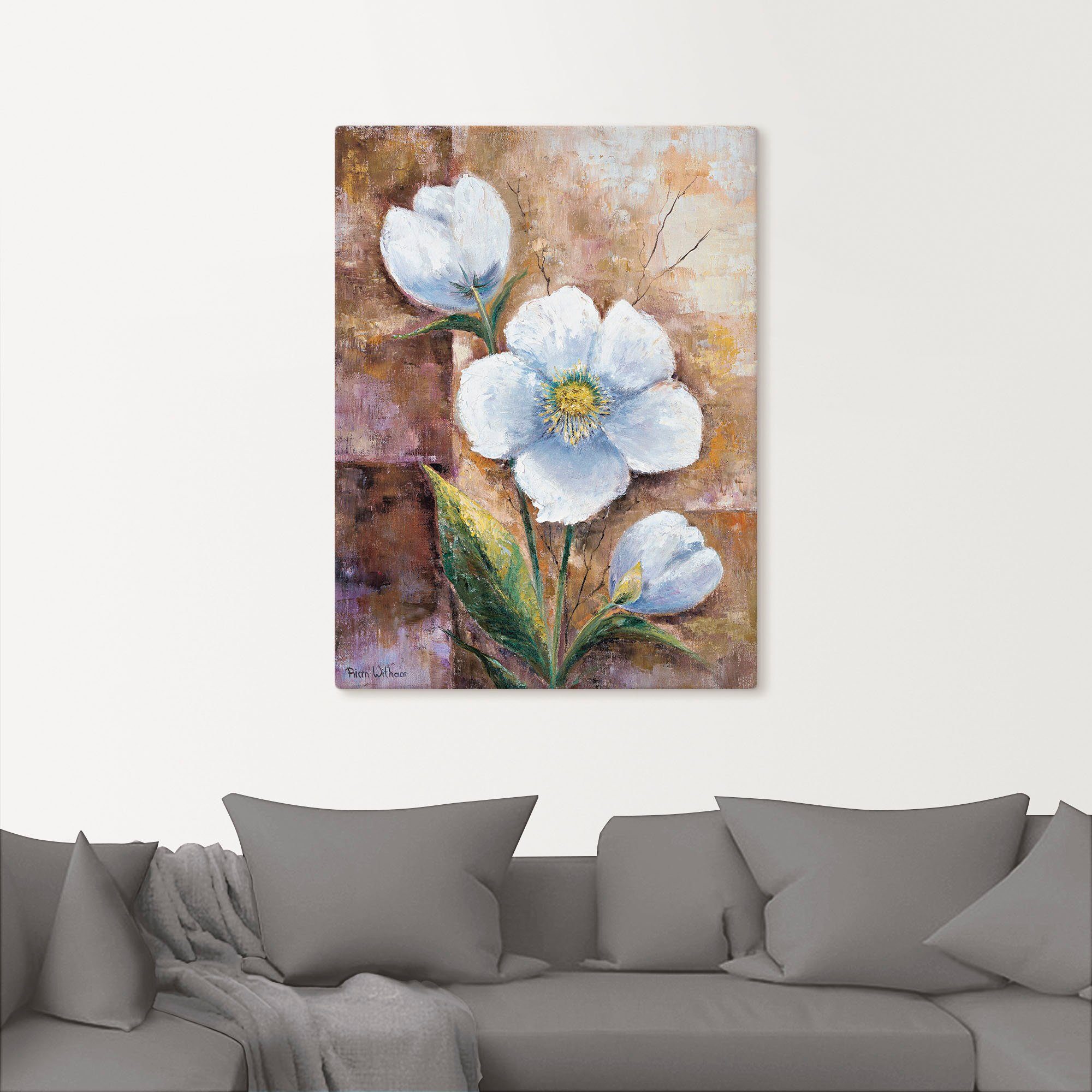Artland Leinwandbild Es ist ein Traum, Blumen (1 St), auf Holzrahmen gespannt