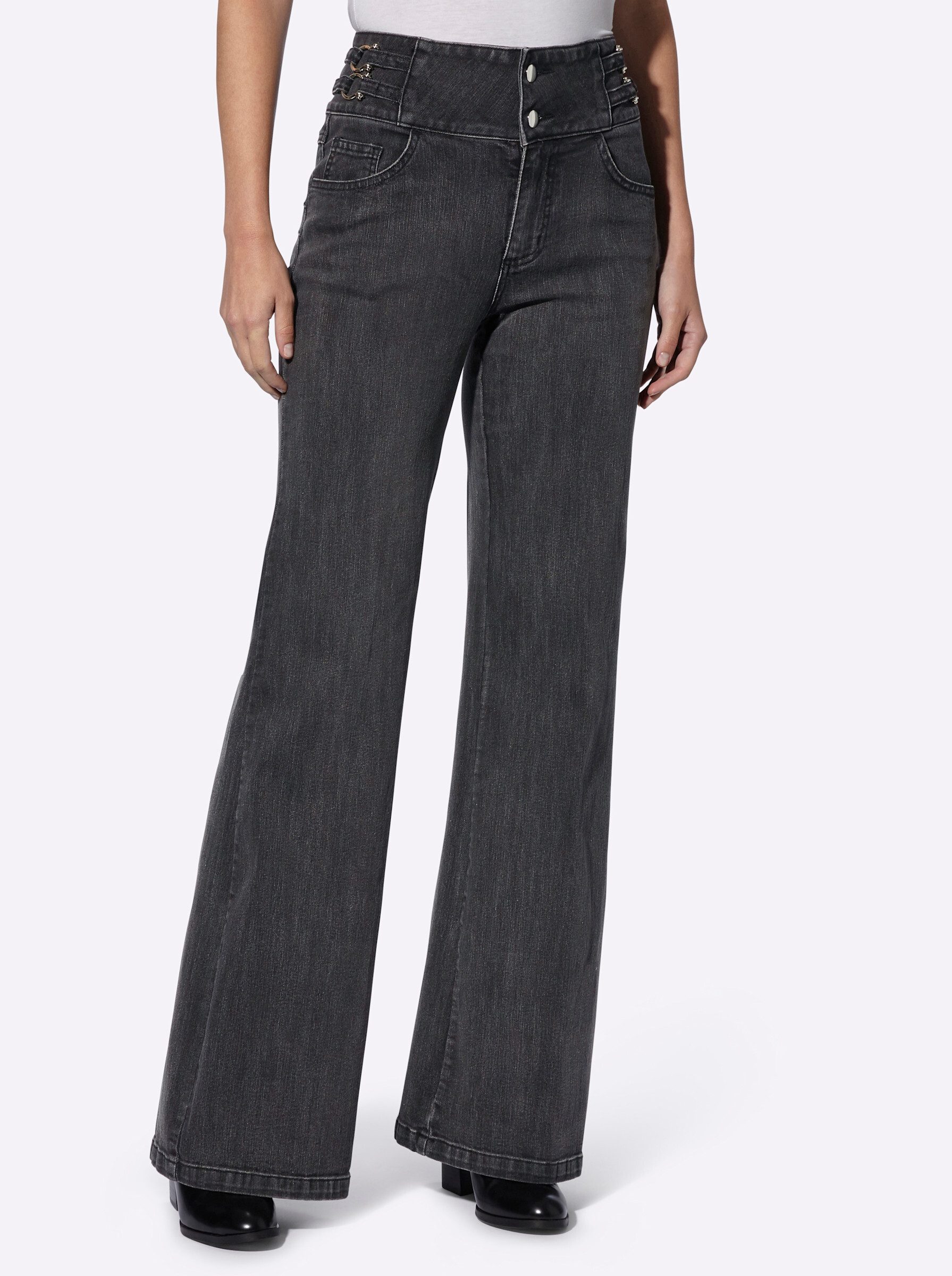 heine Bequeme Jeans Bootcut-Jeans günstig online kaufen