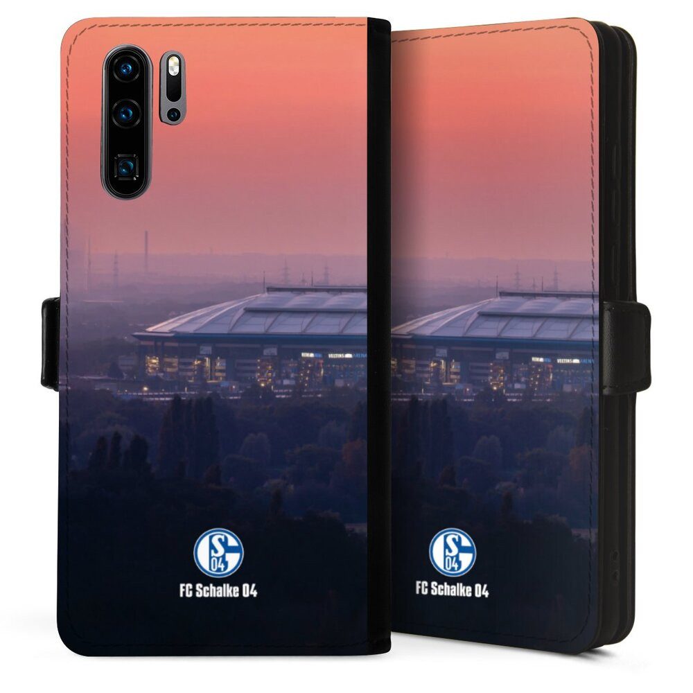 DeinDesign Handyhülle Stadion FC Schalke 04 Offizielles Lizenzprodukt Schalke 04 Stadion, Huawei P30 Pro New Edition Hülle Flip Case Klapphülle