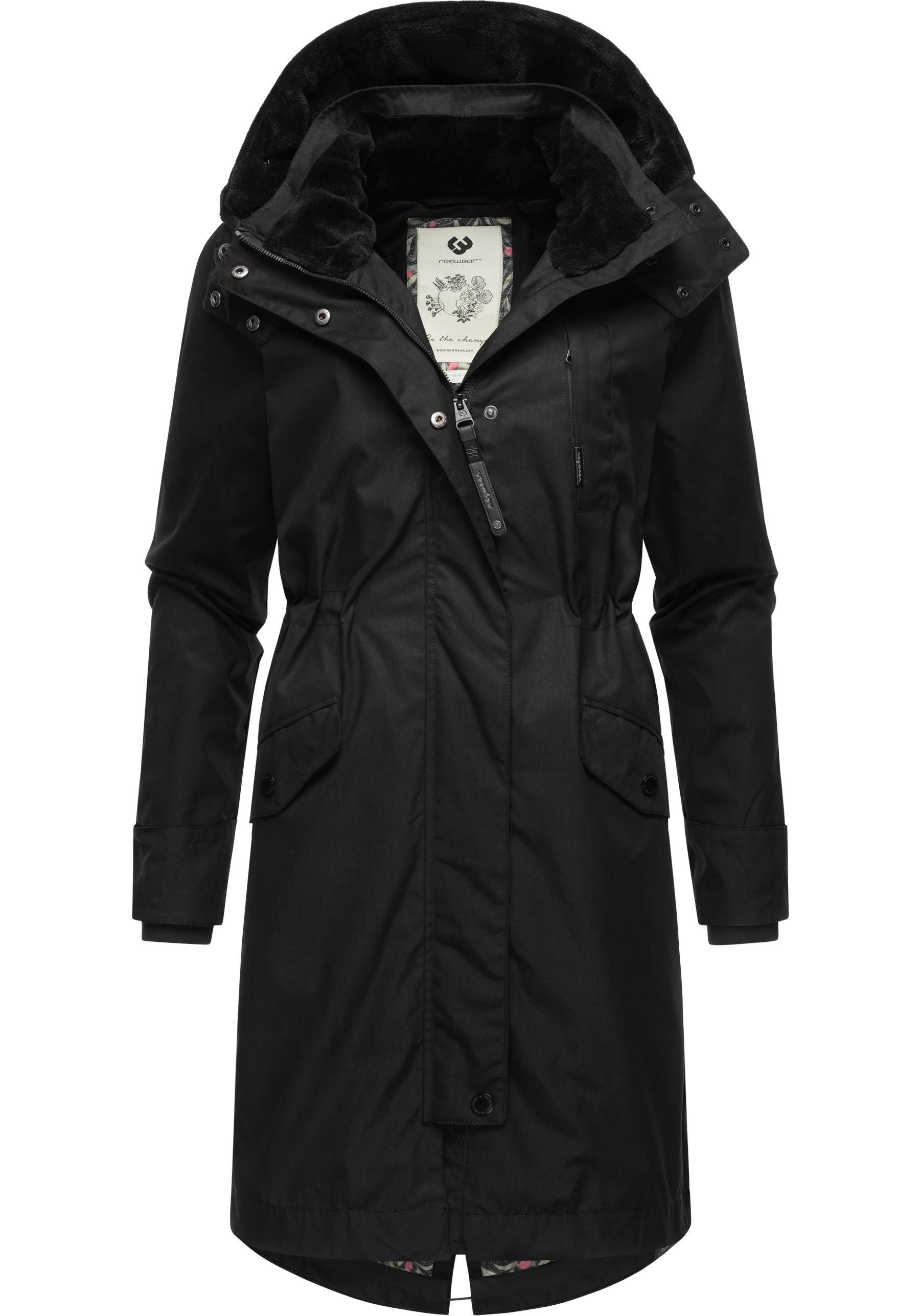 Ragwear Kurzmantel Nicco Stylischer Damen Parka für die Übergangszeit