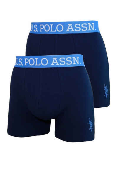 U.S. Polo Assn Boxershorts Boxershorts 2er Pack Boxershorts mit Logostickerei