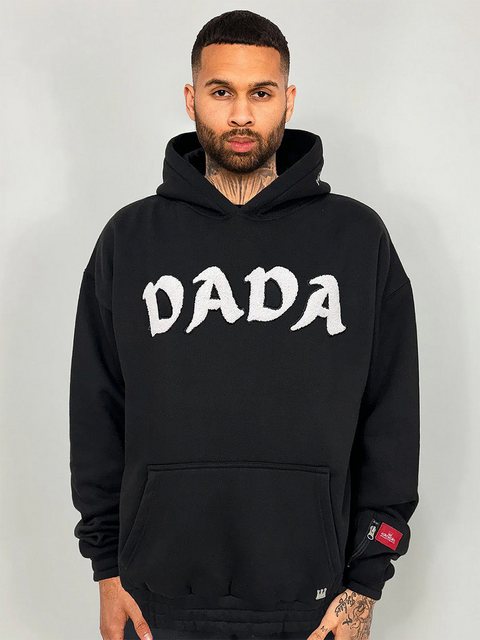 DADA Supreme Hoodie Oversize Passform mit Frottee-Print und Ärmeltasche Fro günstig online kaufen