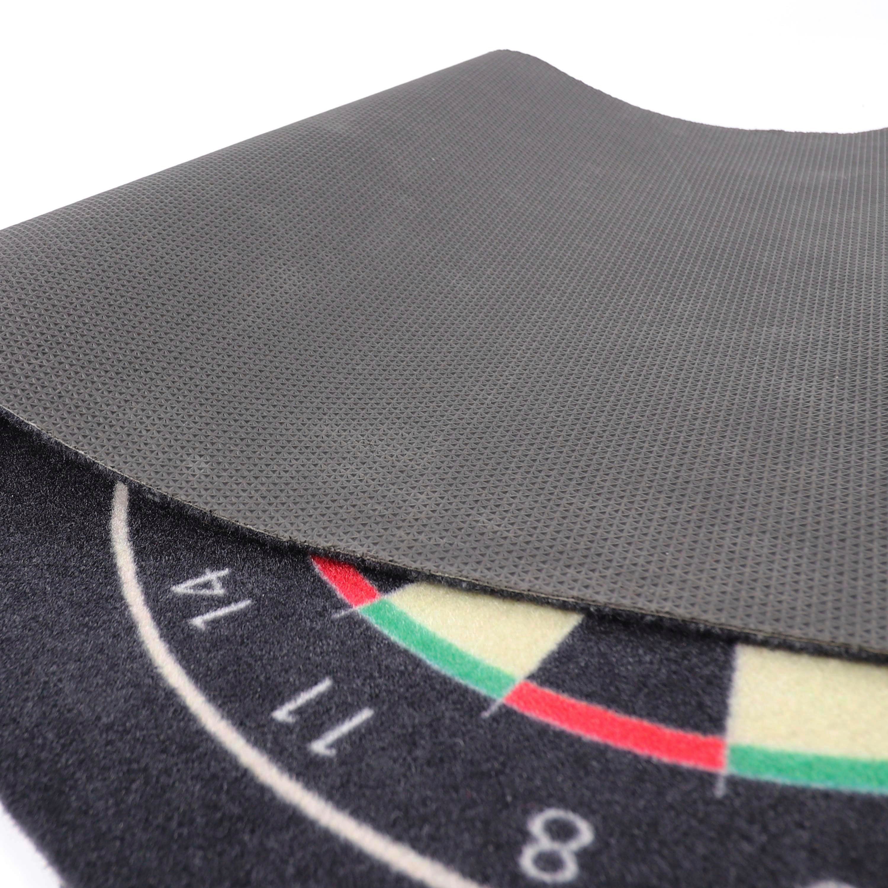 Dartmatte schwarz 237 cm, rutschhemmend offiziellem DART, mit 5 Teppich Höhe: Primaflor-Ideen Textil, rechteckig, mm, in Spielabstand