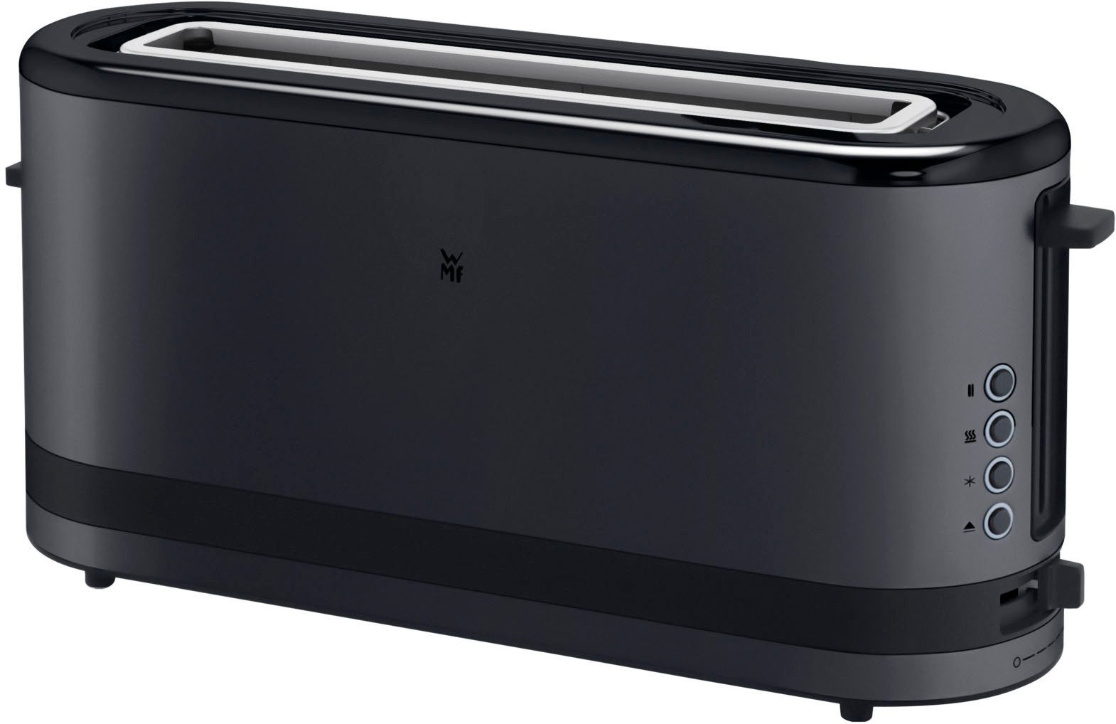 WMF Toaster KÜCHENminis Deep Black, 1 langer Schlitz, 980 W