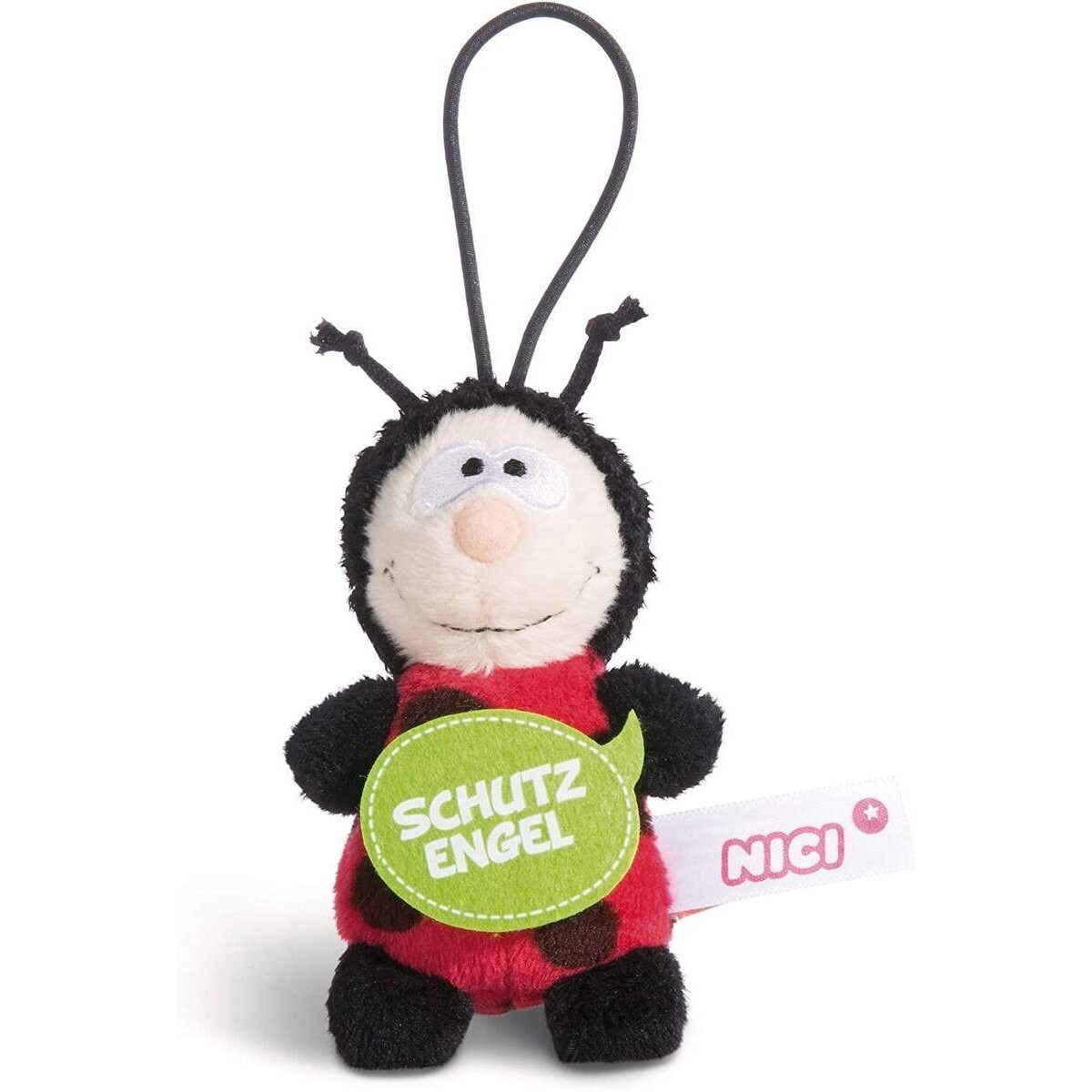 Nici Schlüsselanhänger NICI Marienkäfer Plüsch mit Loop Schutzengel 8 cm