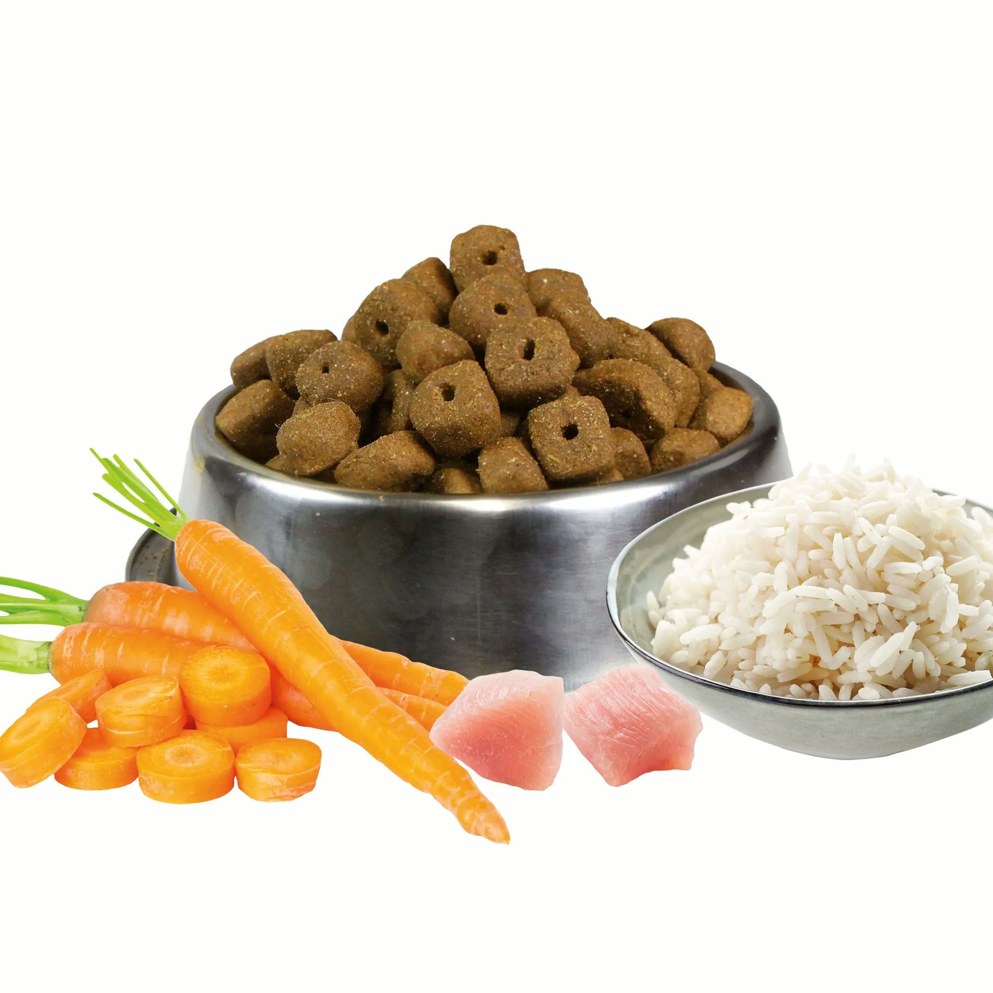Schecker Schecker Trockenfutter Weiche Ringe Geflügel, Hauptfutter für: Hunde, halbfeucht