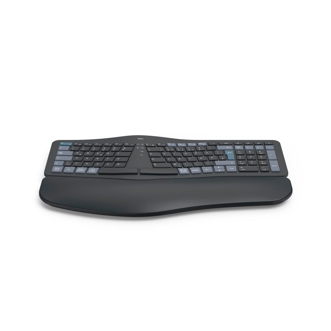 Hama Ergonomische Tastatur (kabellos, Multi Device, 2x Bluetooth, 1x Funk) ergonomische Tastatur