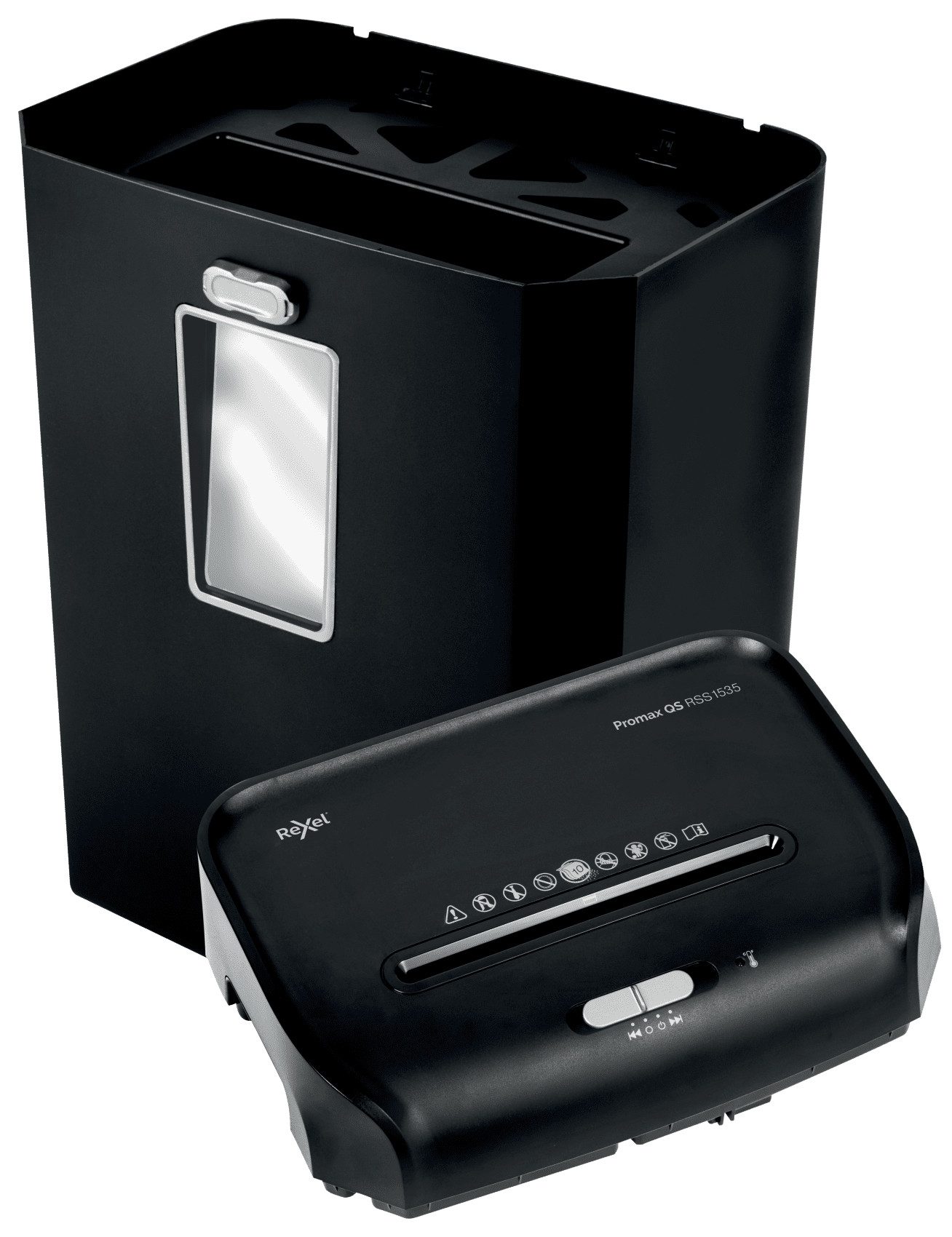 REXEL Reißwolf ProMax QS RSS1535, Streifenzerkleinerung, 22 cm, 6 mm, 35 l, 58 dB, Sc