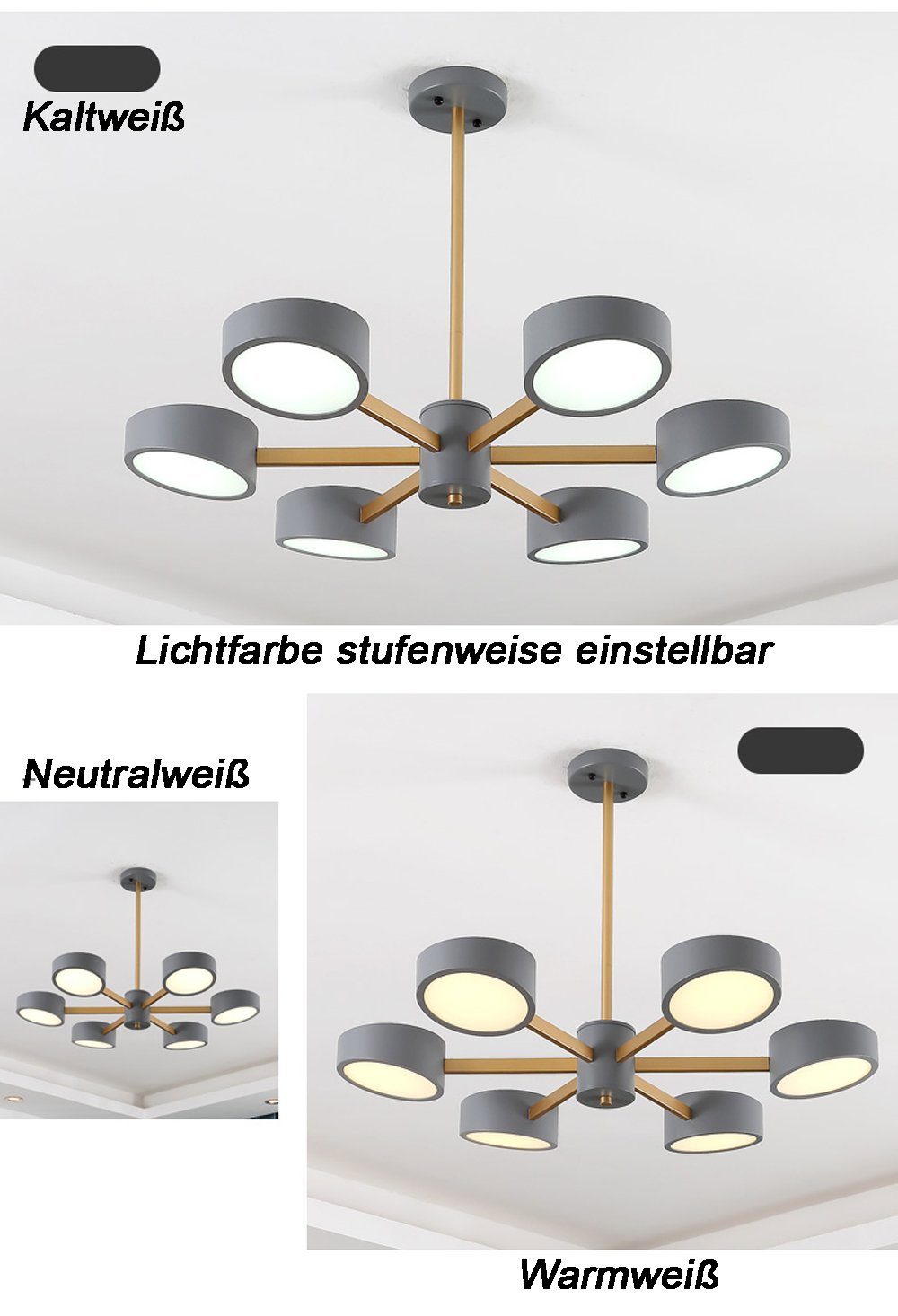Euroton LED Pendelleuchte LED Pendelleuchte Deckenlampe günstig online kaufen