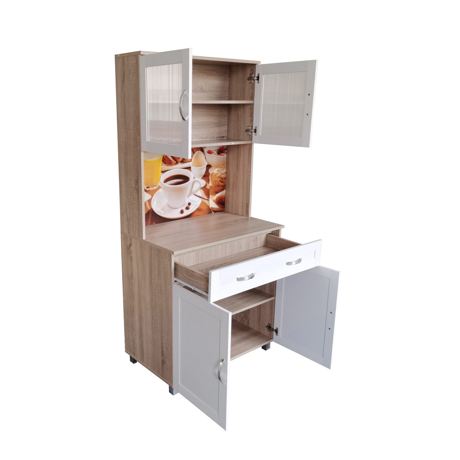HTI-Living Hochschrank Küchenbuffet 1 Schublade Blanca günstig online kaufen