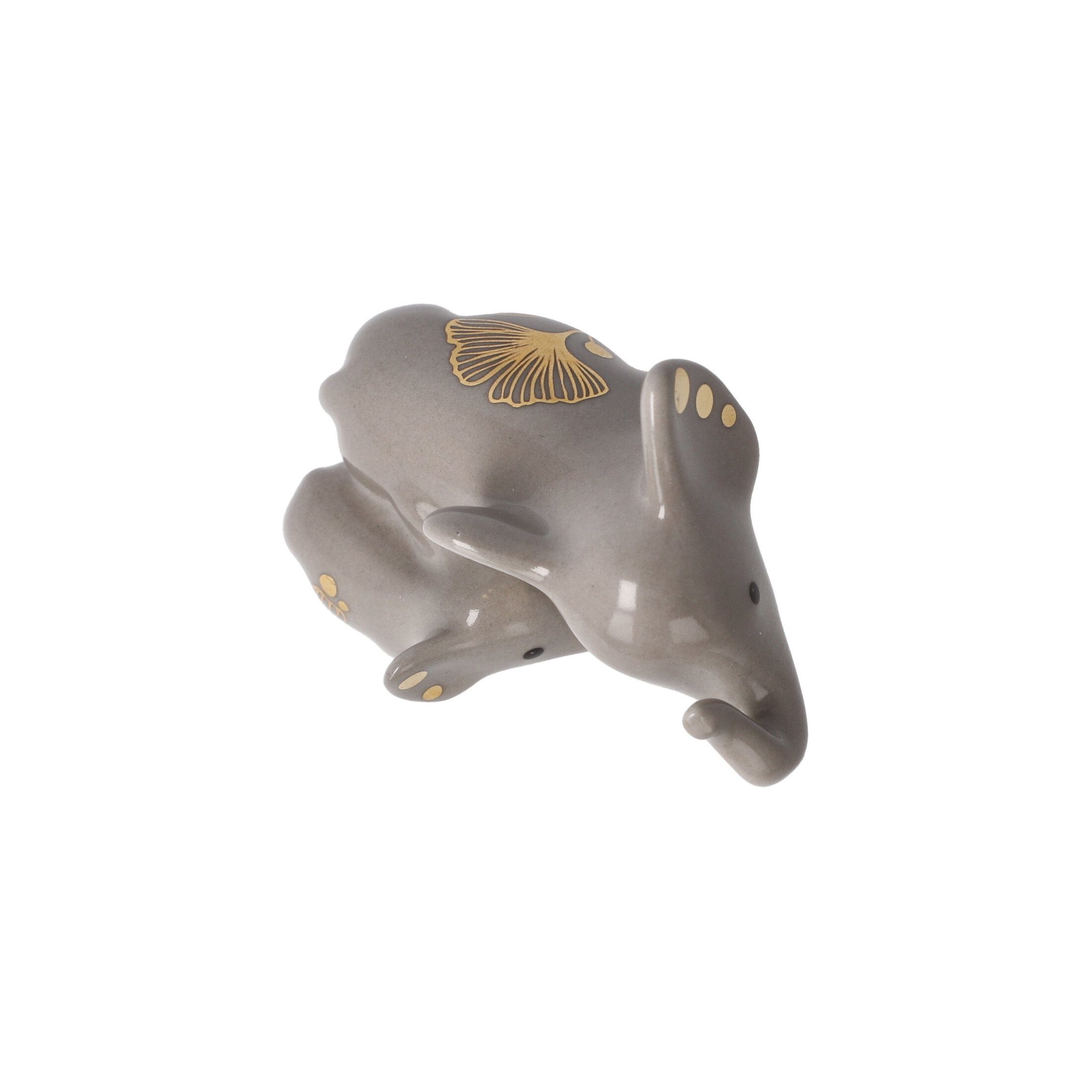 in - 'Mini Dekofigur Elephants grau' Elephant 2023 Goebel 6cm Goebel Love Höhe
