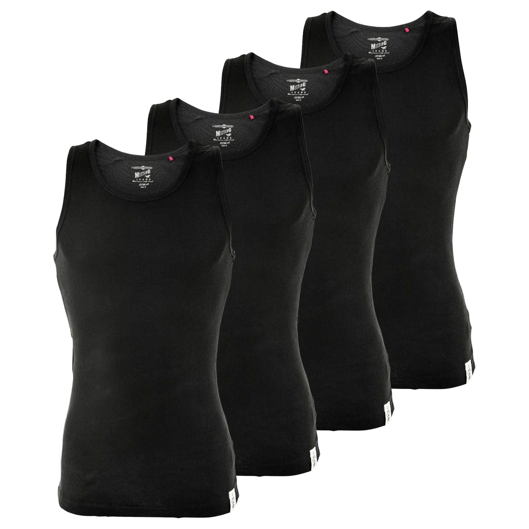 Unterhemd Herren Unterhemd 4er Pack Baumwolle