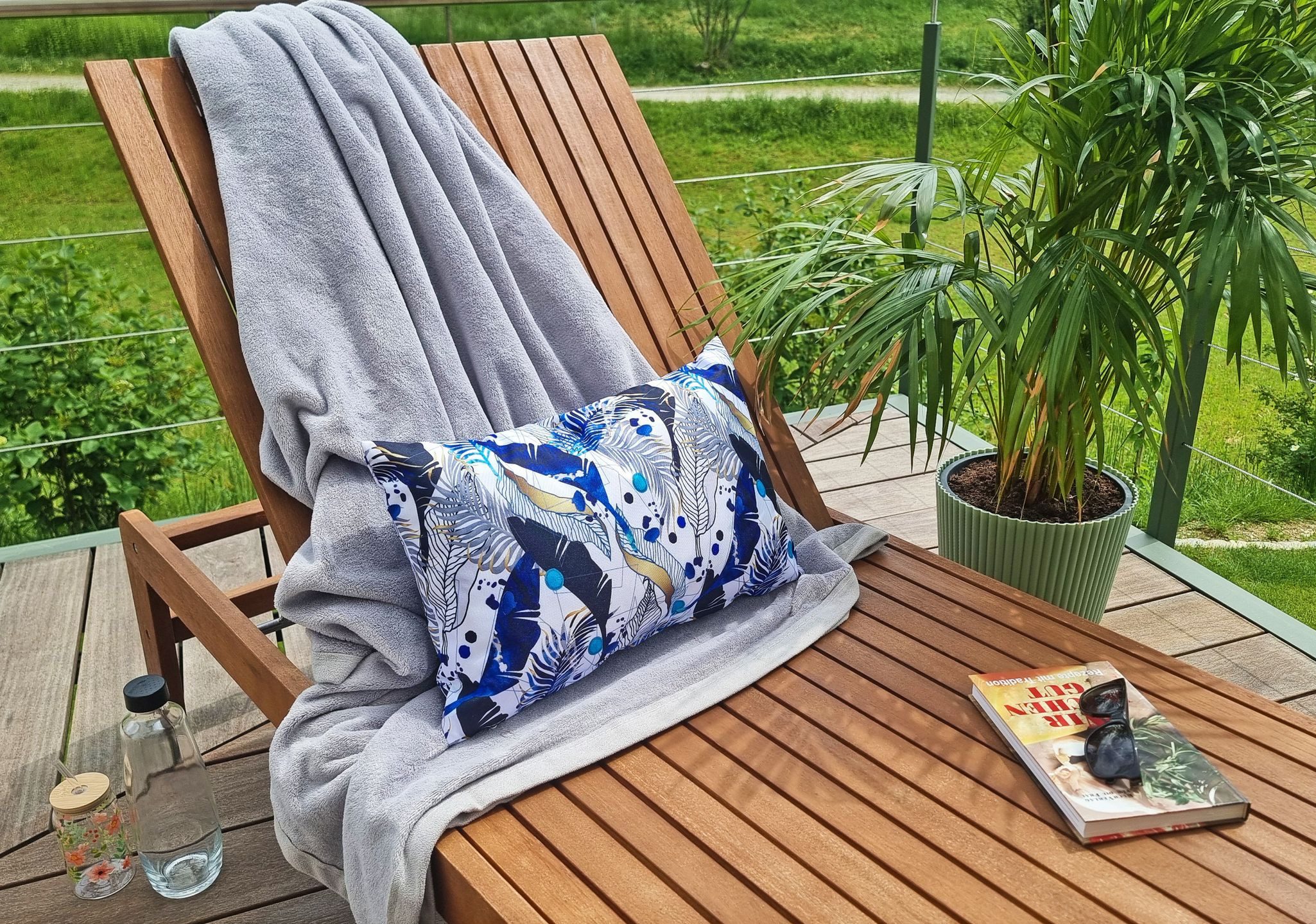 JACK Dekokissen 30x50cm Motiv Outdoor Kissen inkl. XXL Füllung, viele Motive, Wasserabweisend, Innen&Außen
