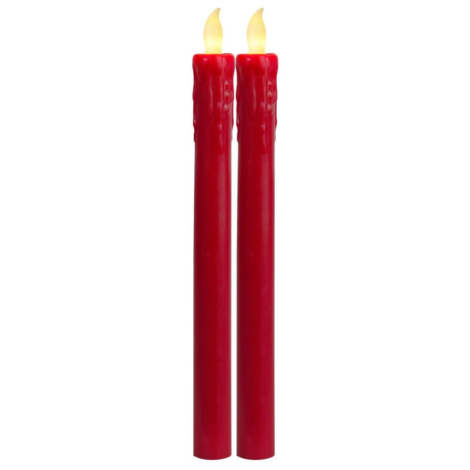 MARELIDA LED-Kerze LED Stabkerzen Echtwachs flackernde günstig online kaufen