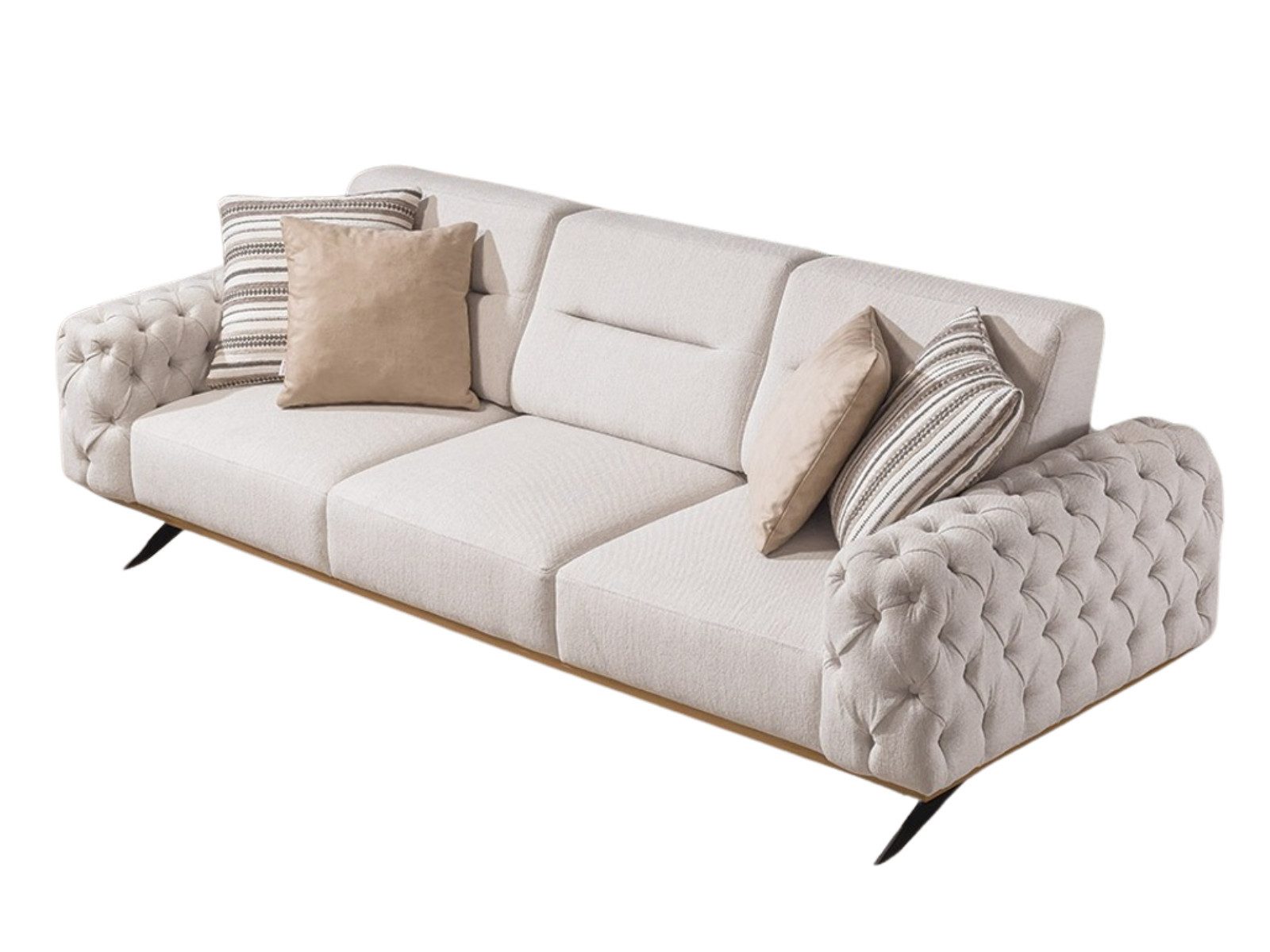 Villa Möbel Sofa Havana, 4-Sitzer 1 Teile, mit Relax-/Bettfunktion durch verstellbare Rückenlehne