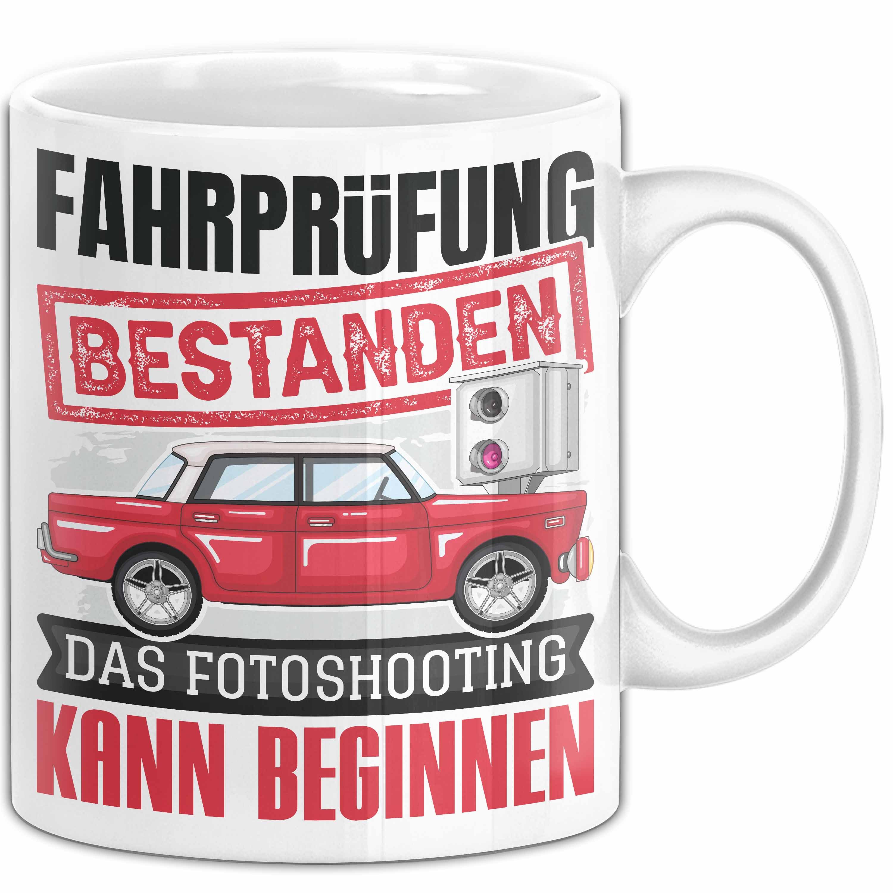Trendation Führerschein-Bestanden-Tasse – Lustiges Geschenk Für Frauen & Mädchen – Spülmaschinenfest, Beidseitig Bedruckt