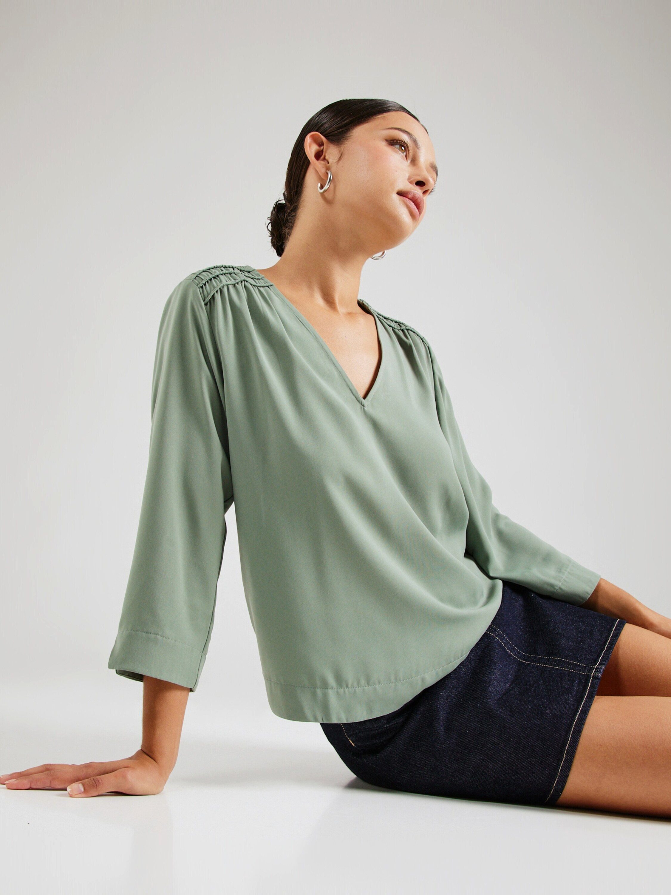 s.Oliver BLACK LABEL Funktionsbluse (1-tlg) Drapiert/gerafft