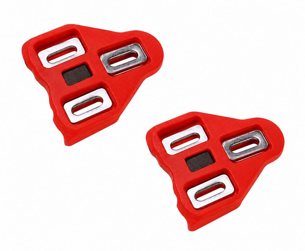Look Fahrradpedale Asista Cleats für LOOK Standardpedale, rot, ±9° Float