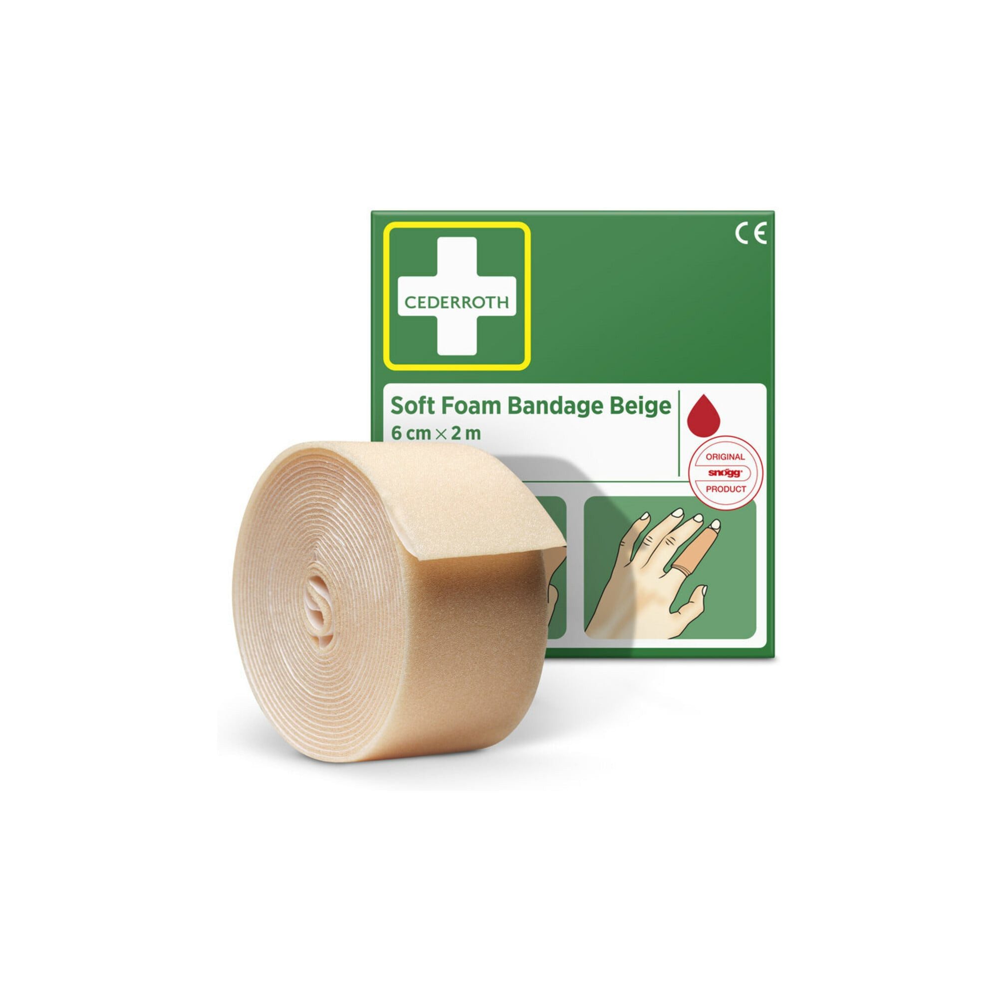 Cederroth CEDERROTH Schaumbandage 6cm x 2m