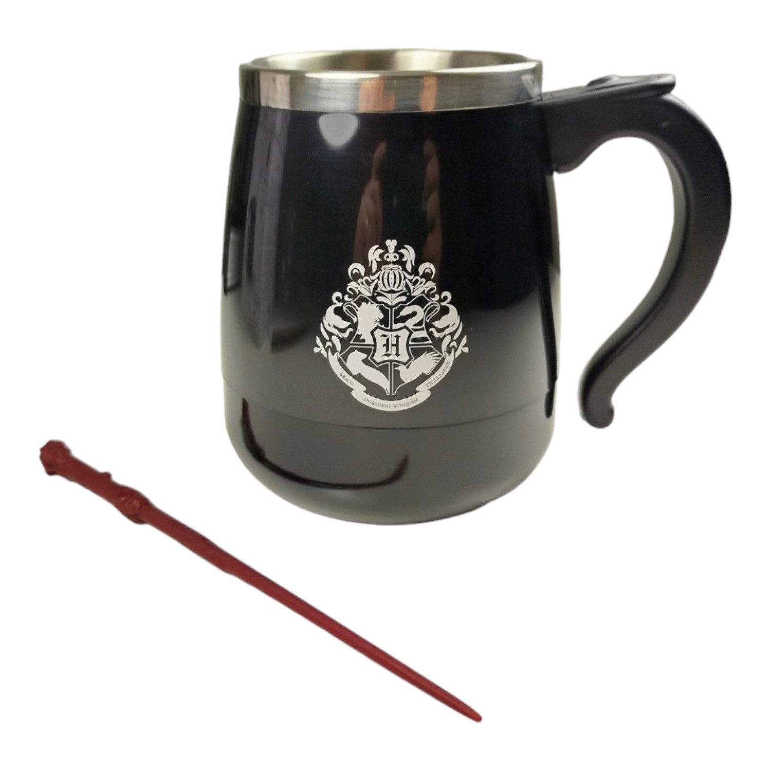 Blue Sky Designs Tasse Harry Potter Kaffeebecher Fanartikel selbstrührende Hogwarts Tasse